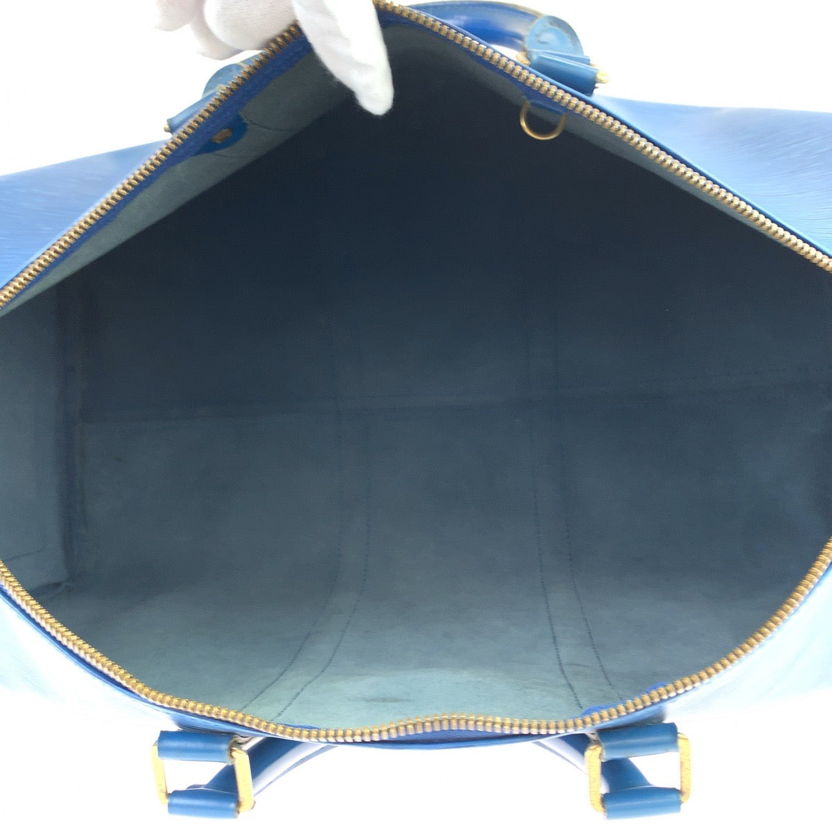 10977
LOUIS VUITTON ルイヴィトン エピ キーポル50 トレドブルー 青 ゴールド金具 エピレザー M42965 ボストンバッグ 男女兼用 メンズ