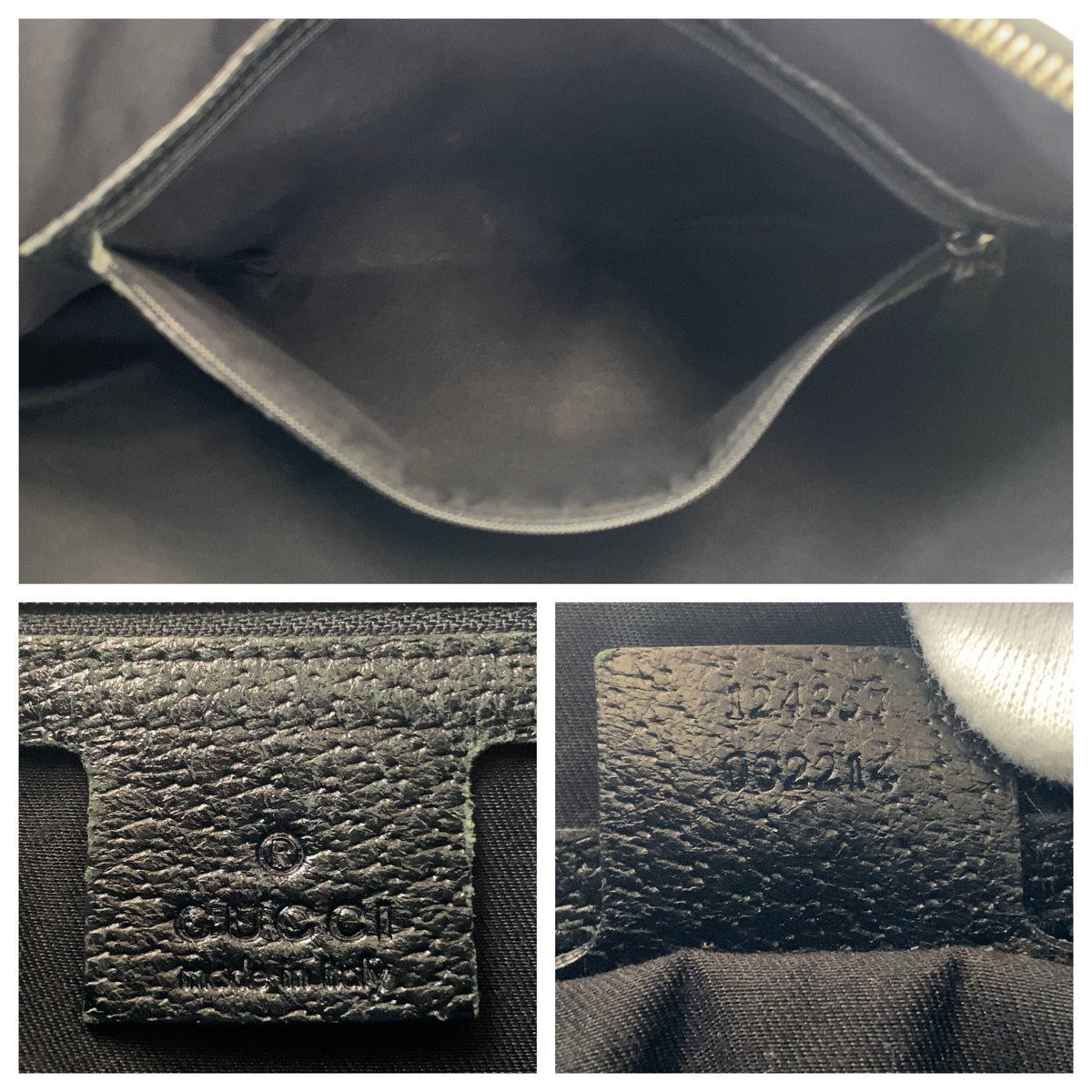 11091
GUCCI グッチ ホーボー GG柄 ブラック シルバー金具 GGキャンバス / レザー 124357 ホーボー ショルダーバッグ ハンドバッグ レディース