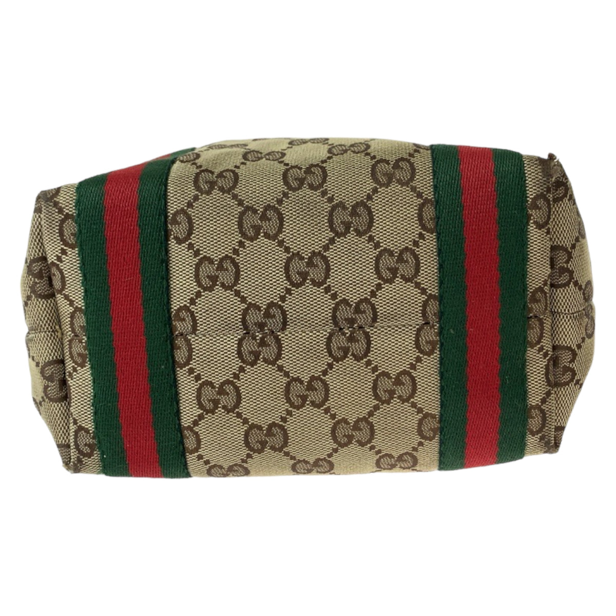 11100
GUCCI グッチ シェリーライン チャーム付き ブラウン アイボリー ゴールド金具 GGキャンバス / レザー 162898 トートバッグ ショルダーバッグ レディース