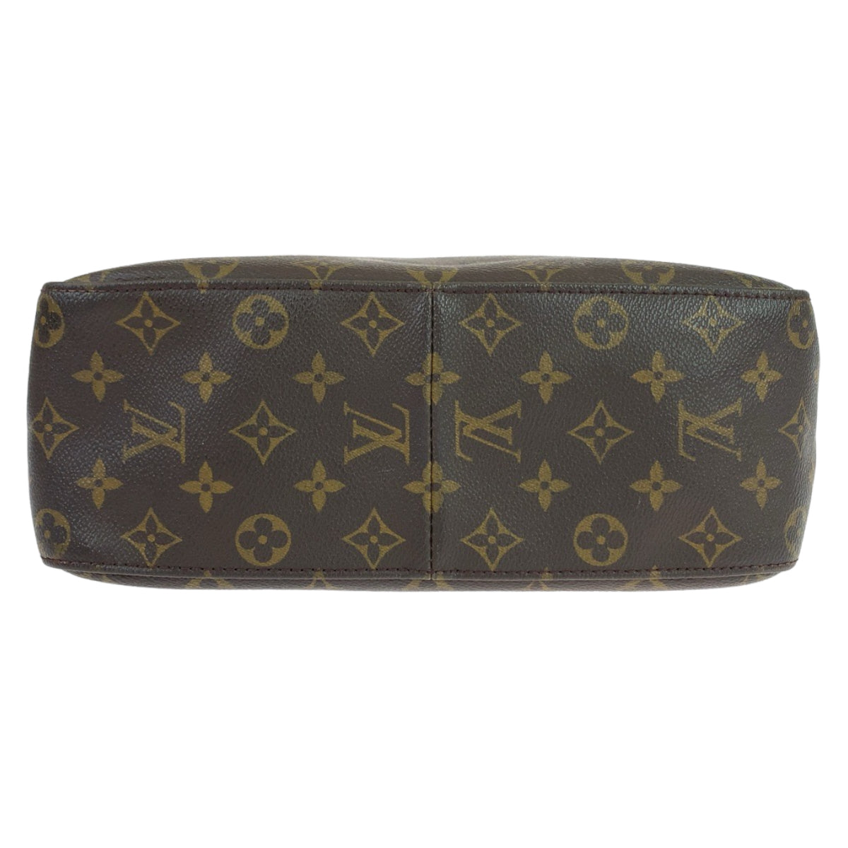 LOUIS VUITTON Louis Vuitton Monogram Looping GM Brown Gold Hardware PVC M51145 Shoulder Bag for Women