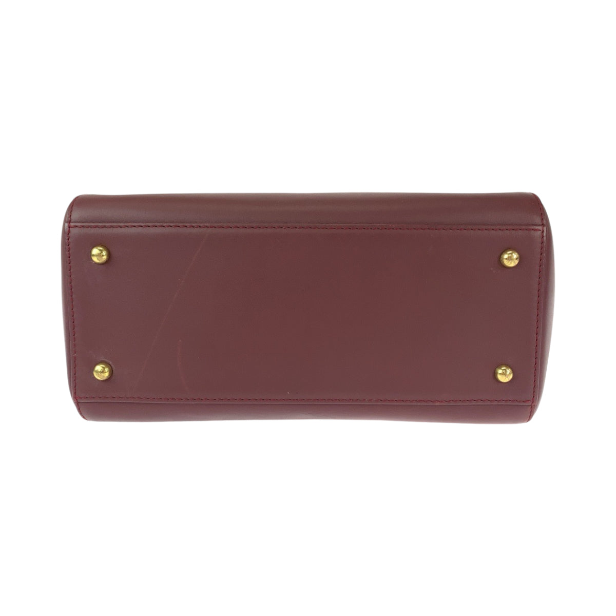 12444
CARTIER カルティエ マストライン ボルドー レッド ゴールド金具 レザー ボストンバッグ ハンドバッグ レディース