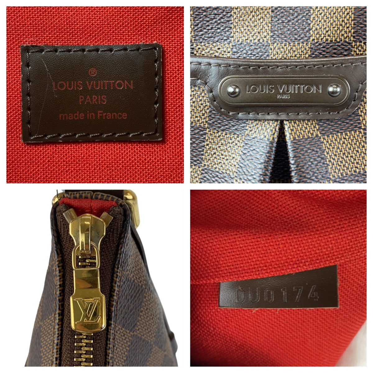 111461
LOUIS VUITTON ルイヴィトン ダミエ ブルームズベリPM ブラウン ゴールド金具 PVC N42251 斜め掛け ショルダーバッグ レディース
