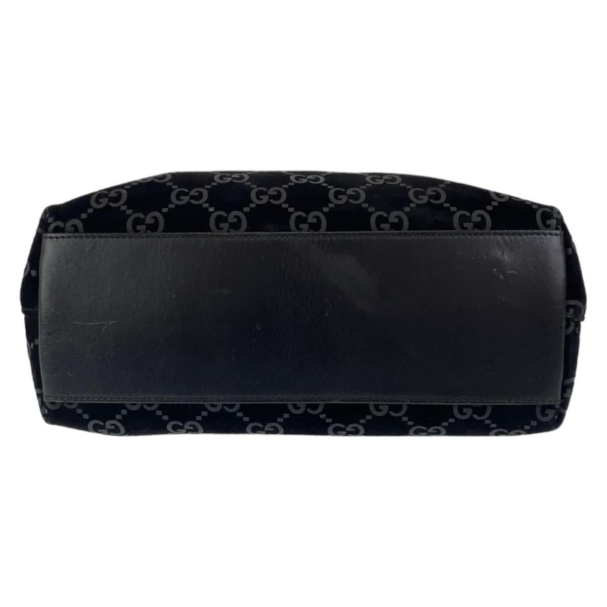 GUCCI グッチ ブラック 黒 シルバー金具 スウェード / レザー 001 8778 ショルダーバッグ ハンドバッグ レディース