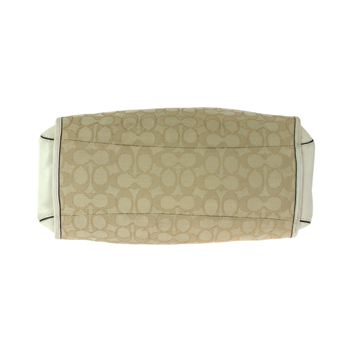 12875
COACH コーチ シグネチャー ベージュ ホワイト ゴールド金具 キャンバス F36424 ショルダーバッグ ハンドバッグ レディース AB5
