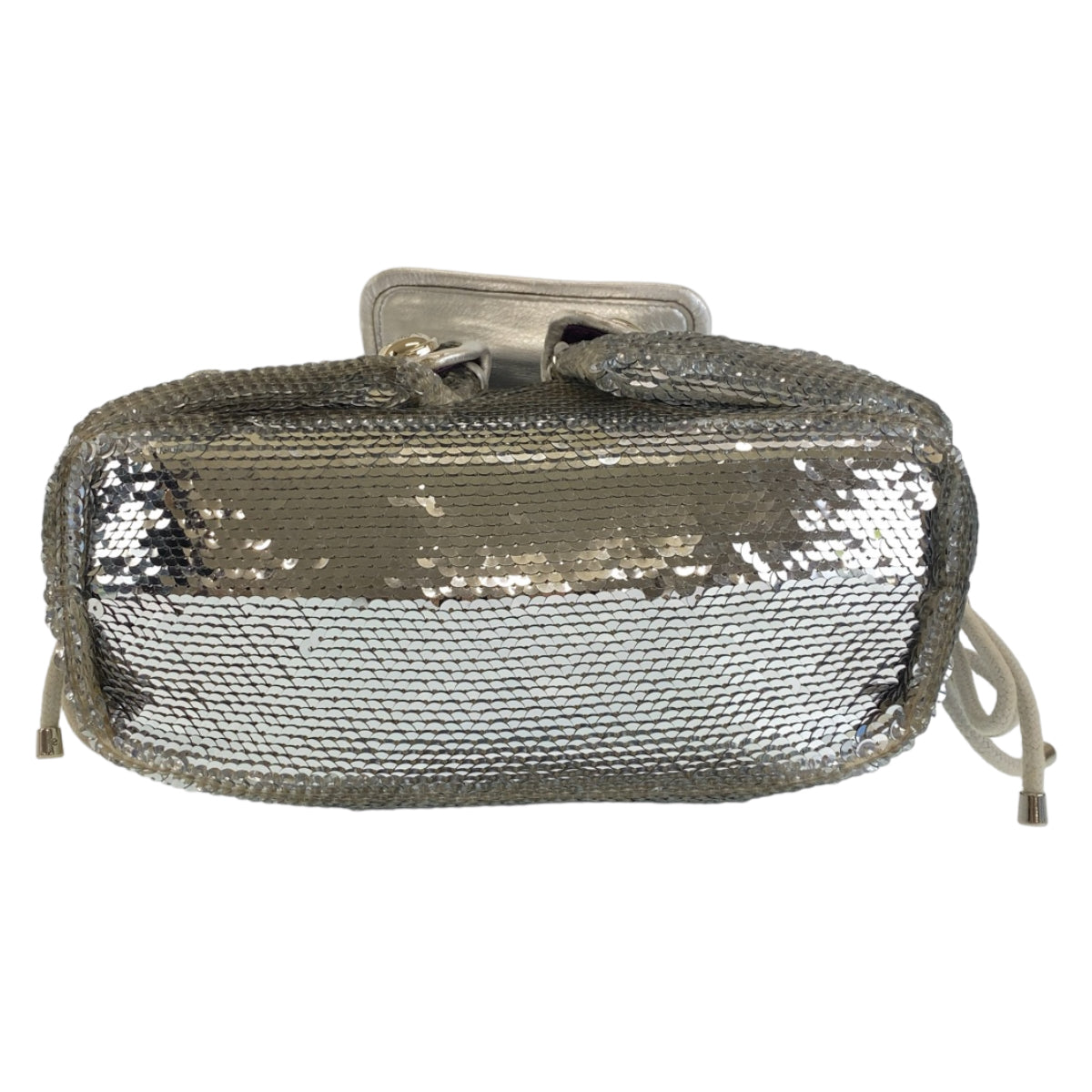 COACH コーチ ポピー スパンコール シルバー パープル シルバー金具 レザー / スパンコール トートバッグ ショルダーバッグ 2way レディース