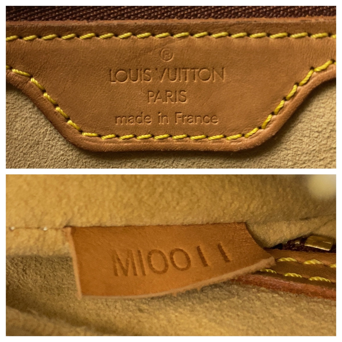 11639
LOUIS VUITTON ルイヴィトン モノグラム ルーピングMM ブラウン ゴールド金具 PVC M51146 ショルダーバッグ レディース AB50