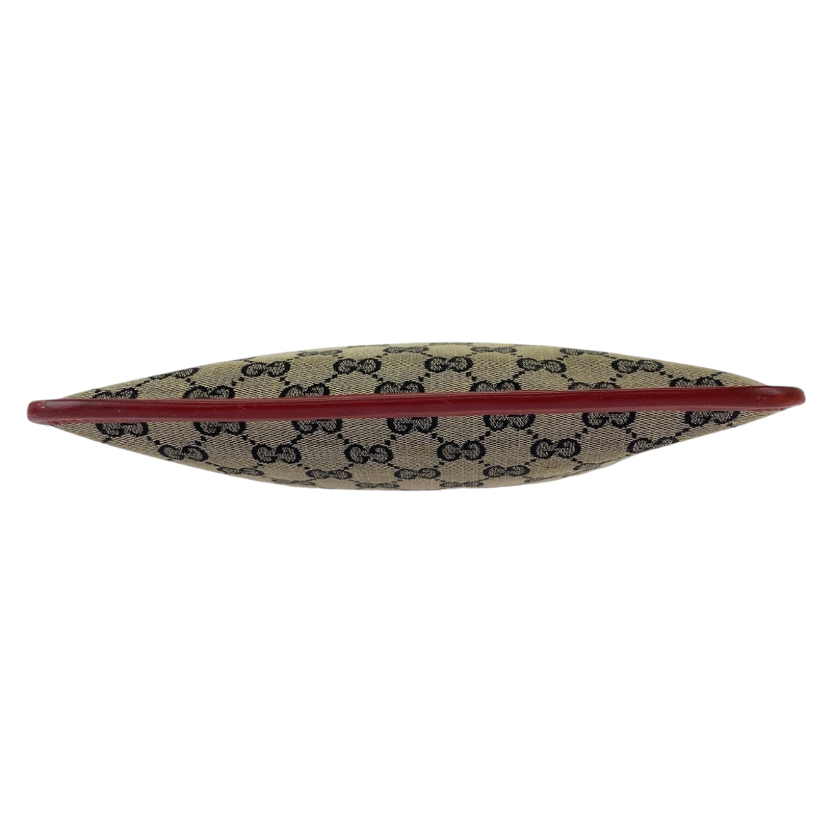 12281
GUCCI グッチ レッド ベージュ ゴールド金具 GGキャンバス 0019 0348 斜め掛け ショルダーバッグ ポシェット レディース