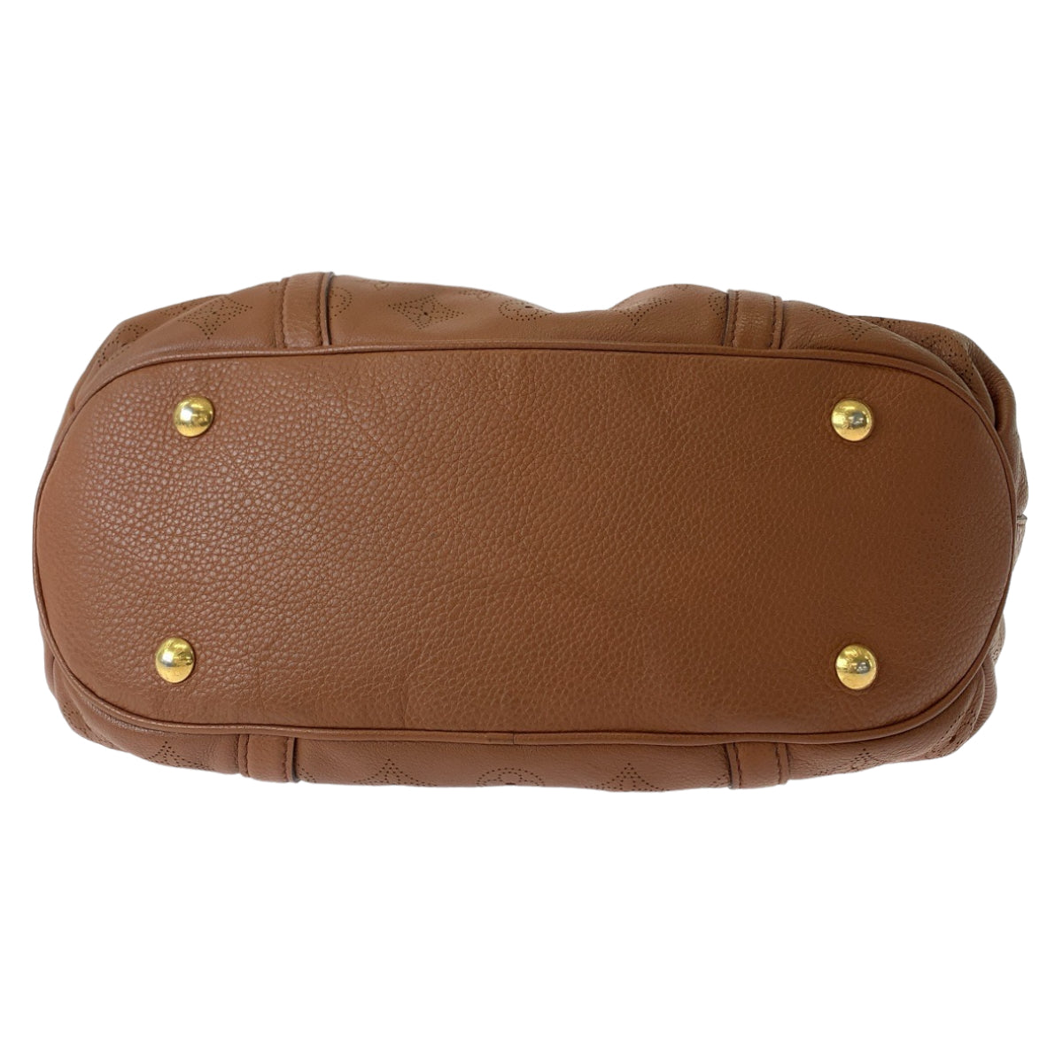 11748
LOUIS VUITTON ルイヴィトン モノグラム マヒナ ルナーPM キャメルブラウン ゴールド金具 レザー M97052 ショルダーバッグ トートバッグ レディース