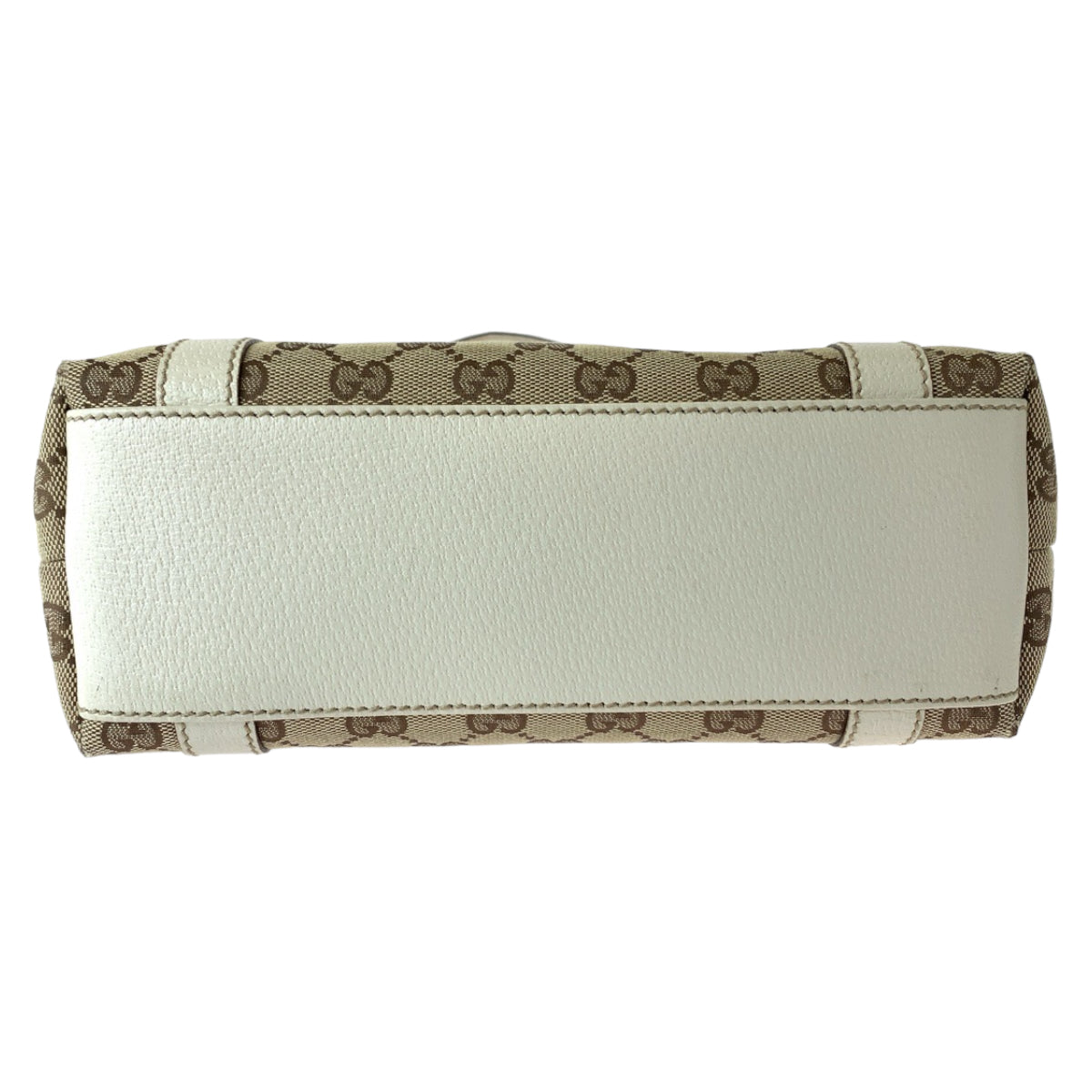 11832
GUCCI グッチ ブラウン ホワイト ゴールド金具 GGキャンバス / レザー 152458 トートバッグ ショルダーバッグ 肩掛け レディース