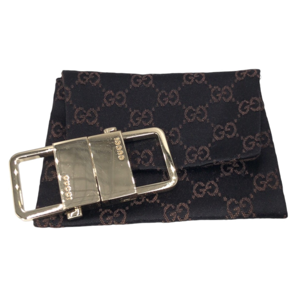 12899
GUCCI グッチ ゴールド メタル キーホルダー キーリング 取り外し可能 レディース ABP5