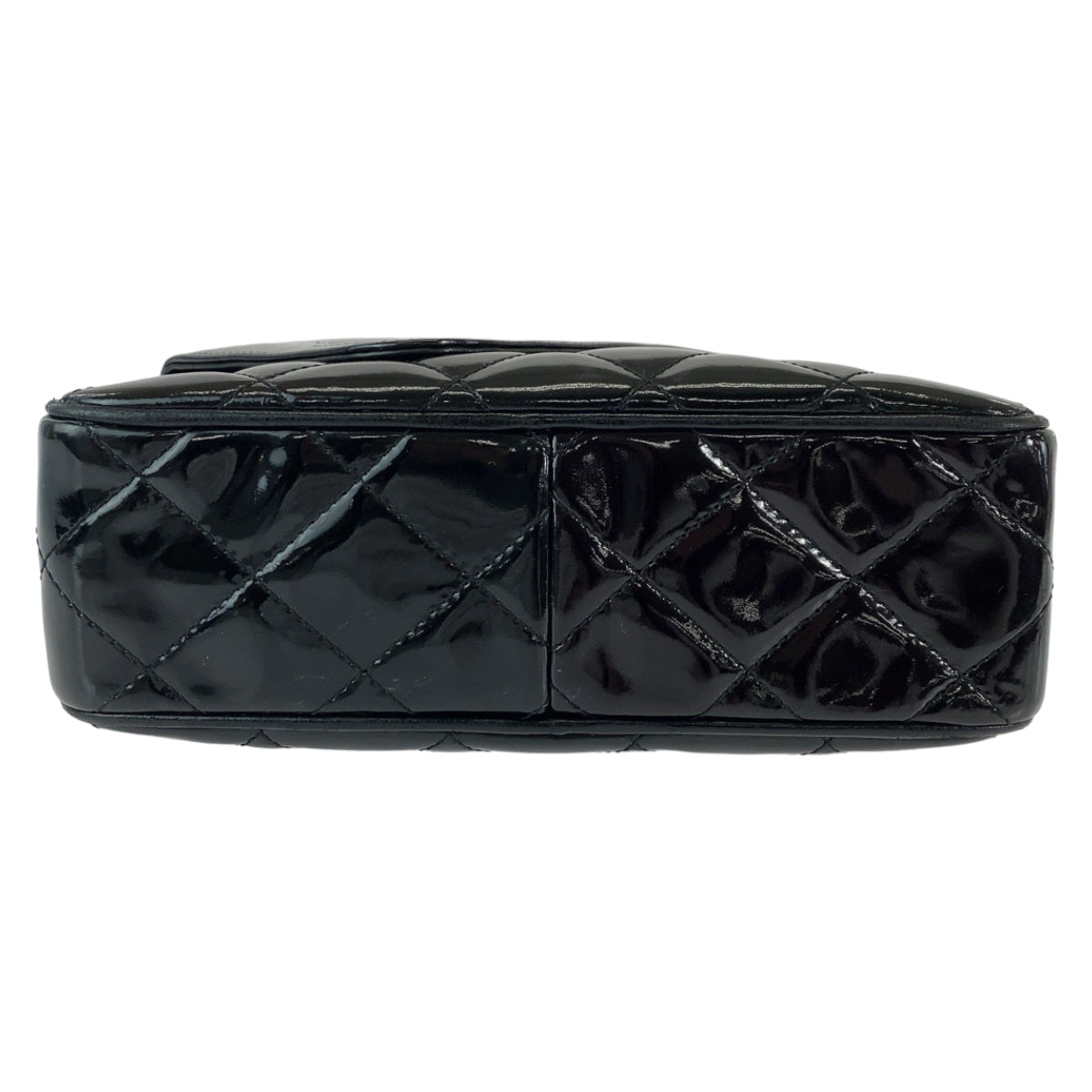12262
CHANEL シャネル ヴィンテージ マトラッセ ココマーク フリンジ ブラック 黒 ゴールド金具 パテントレザー チェーンショルダーバッグ 斜め掛け レディース