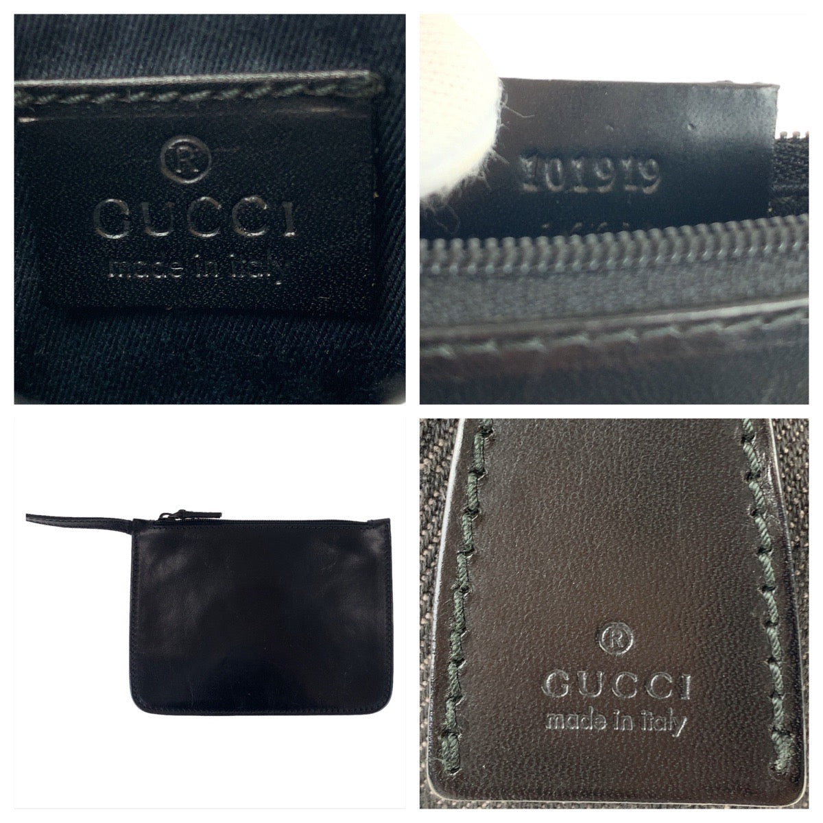 GUCCI グッチ GG柄 ブラック 黒 シルバー金具 GGキャンバス / レザー 101919 トートバッグ ハンドバッグ レディース