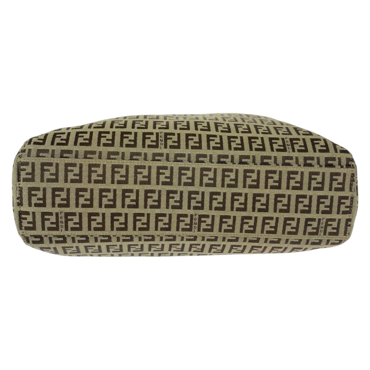 12069
FENDI フェンディ ズッキーノ ブラウン ゴールド金具 キャンバス トートバッグ ハンドバッグ レディース