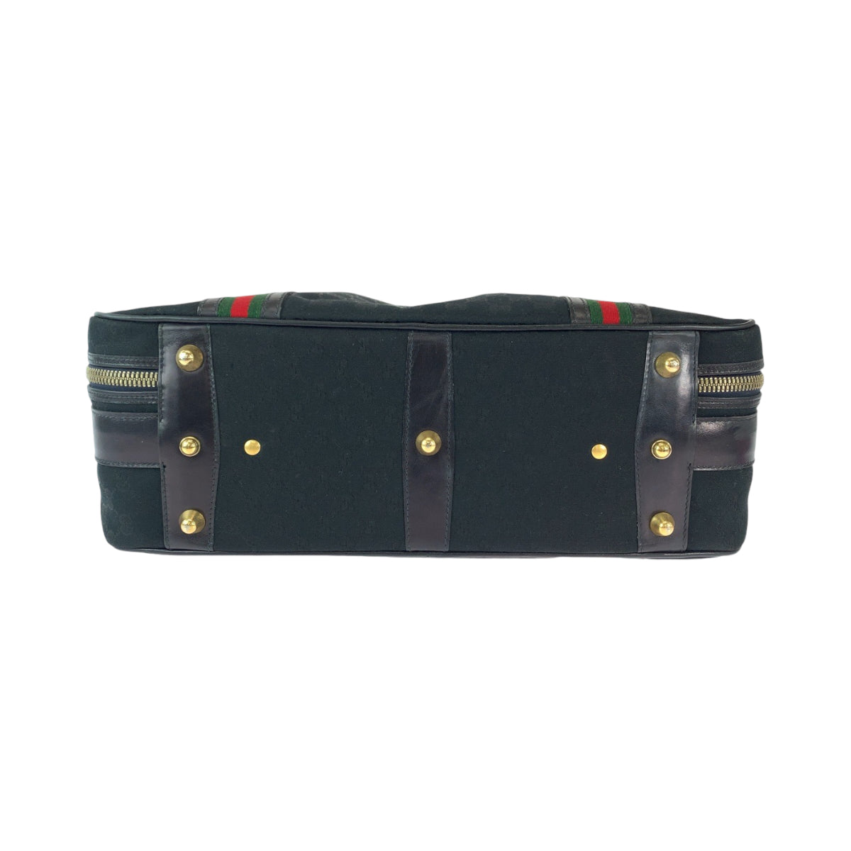 12018
GUCCI グッチ ヴィンテージ オールドグッチ シェリーライン ブラック 黒 ゴールド金具 GGキャンバス 24 010 524 50 ボストンバッグ トランク メンズ