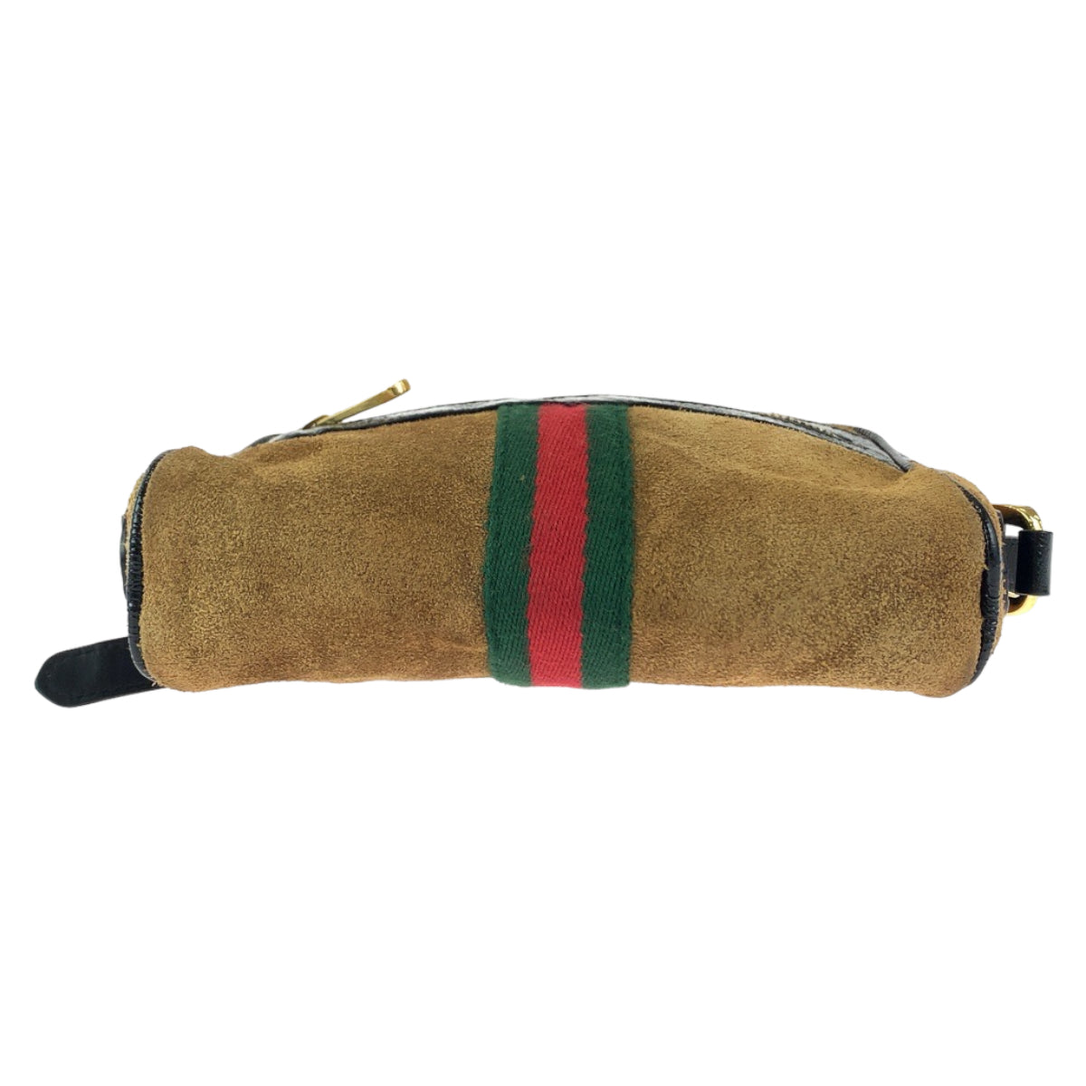 12006
GUCCI グッチ オフィディア ブラウン レッド グリーン ゴールド金具 スウェード / レザー 573321 ショルダーバッグ ポシェット レディース