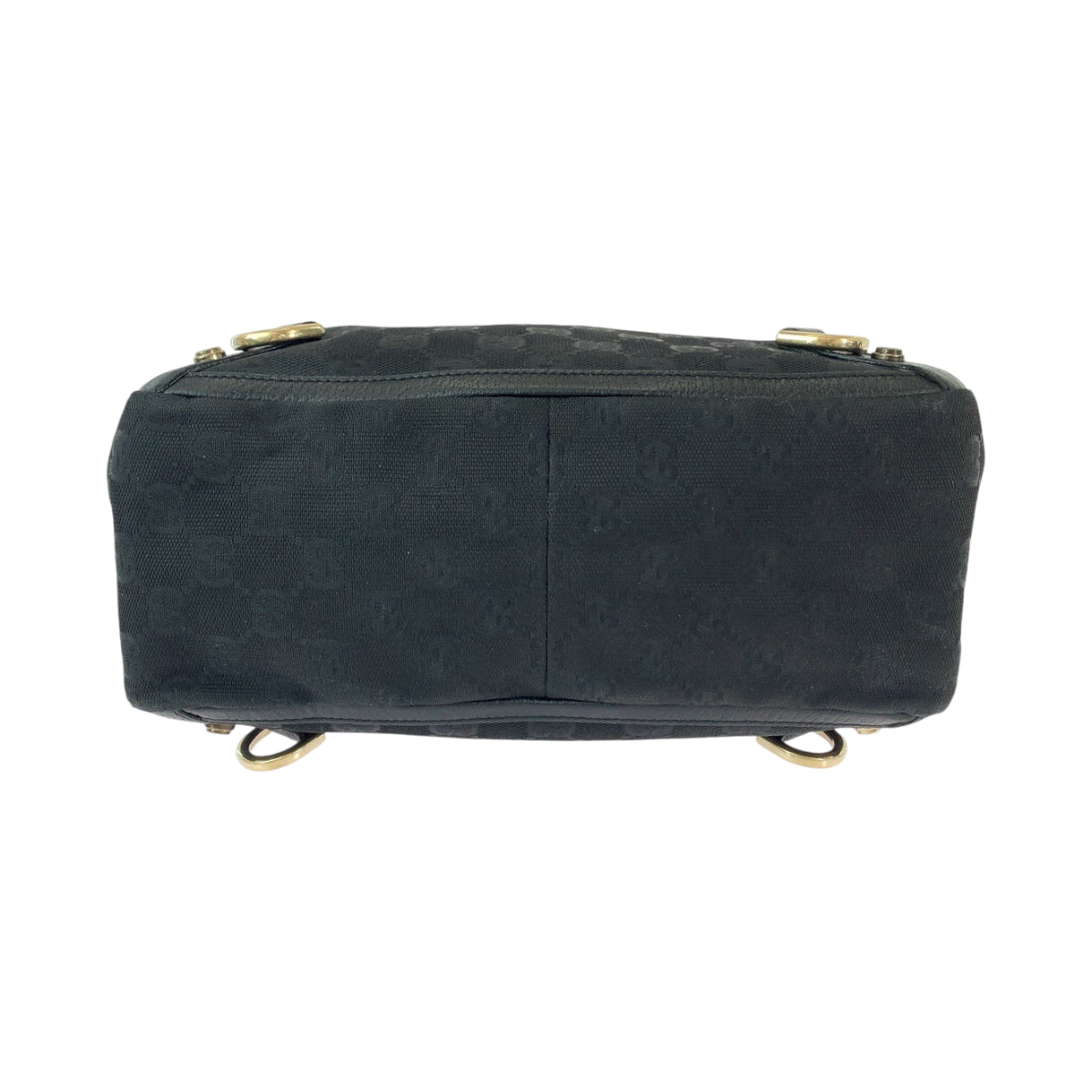 11942
GUCCI グッチ アビー ブラック 黒 ゴールド金具 GGキャンバス 130739 トートバッグ ハンドバッグ レディース