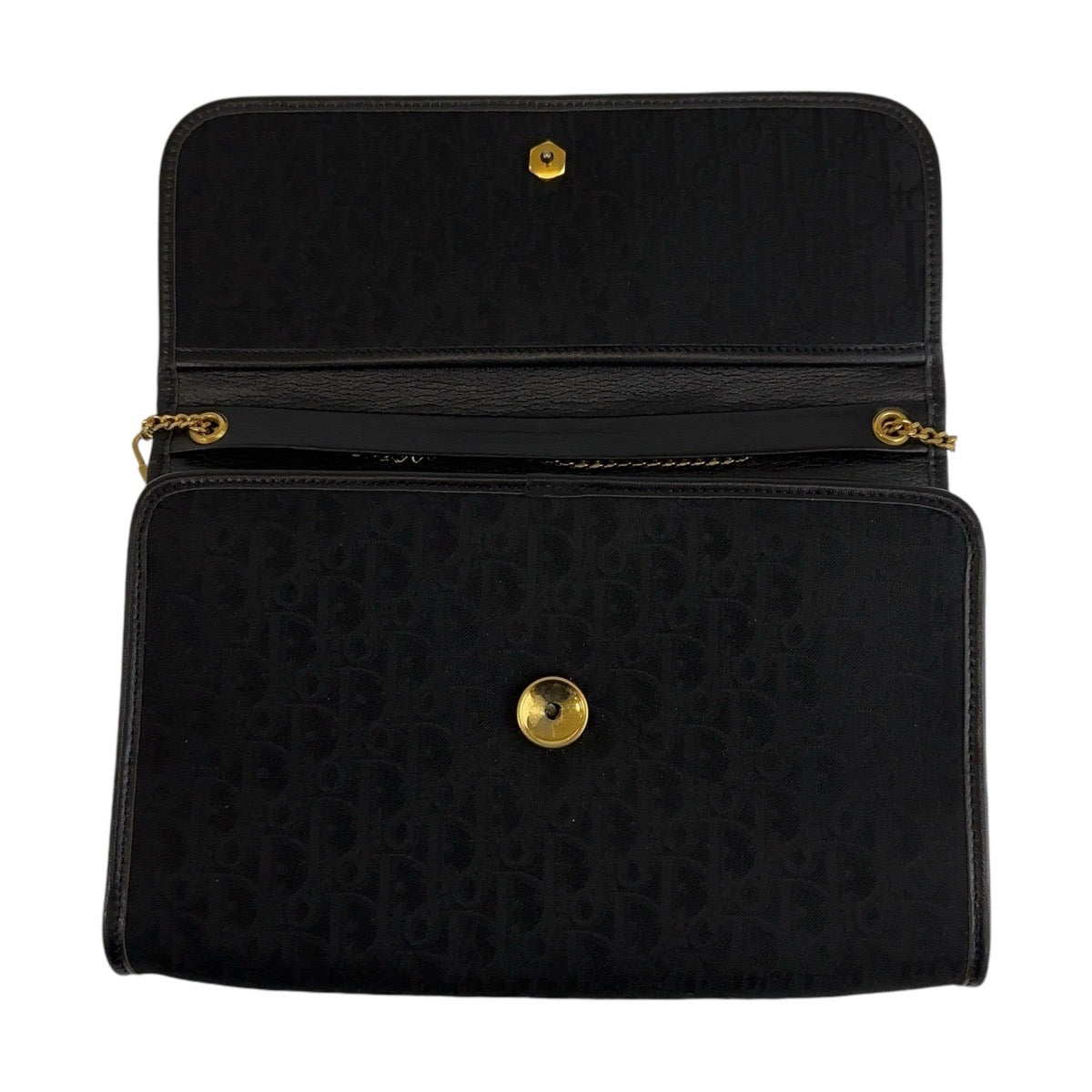 12970
Dior ディオール ヴィンテージ トロッター ブラック 黒 ゴールド金具 キャンバス ショルダーバッグ クラッチバッグ レディース