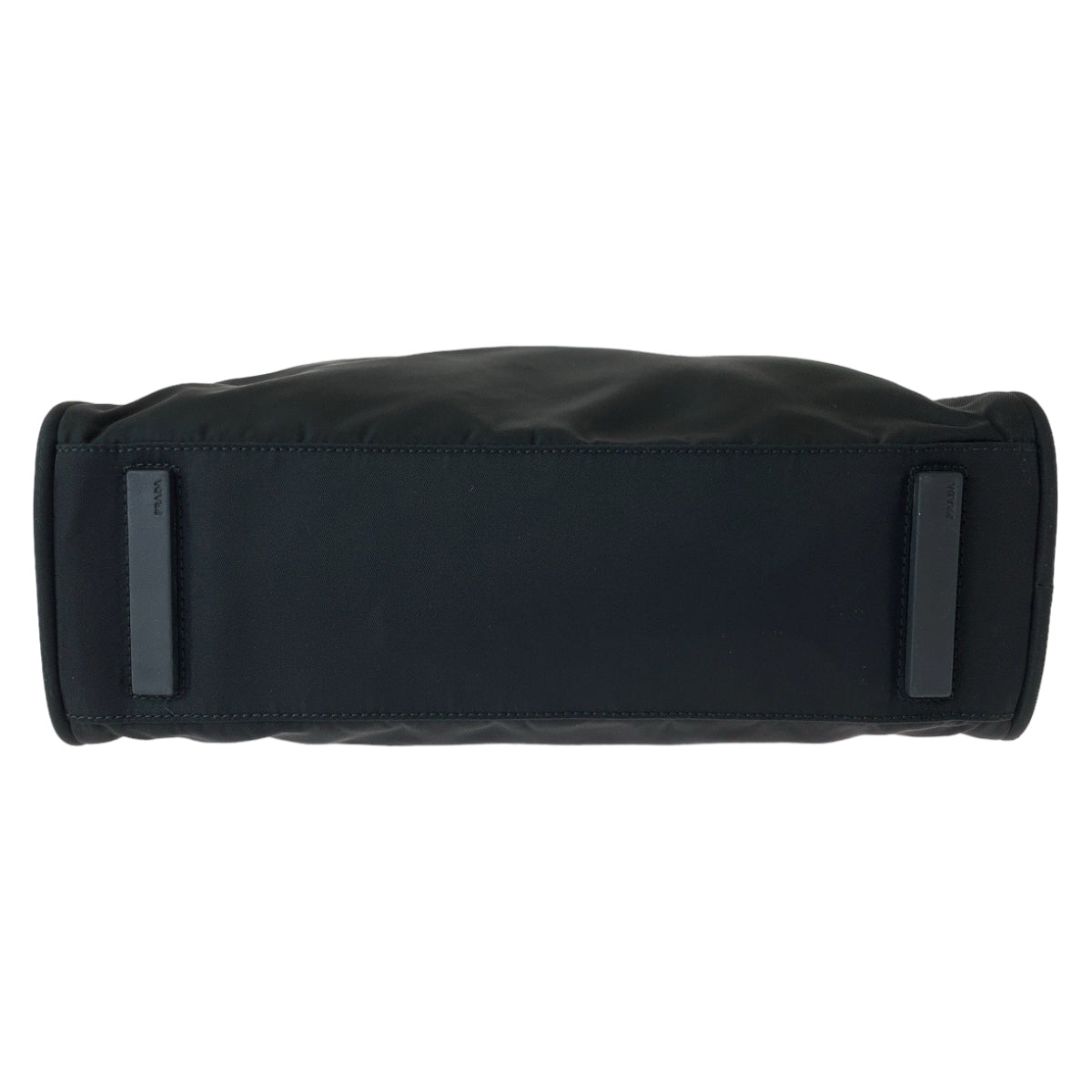 PRADA Prada Tessuto Triangle Logo Plate Black Gold Hardware Nylon Handbag Tote Bag Women's