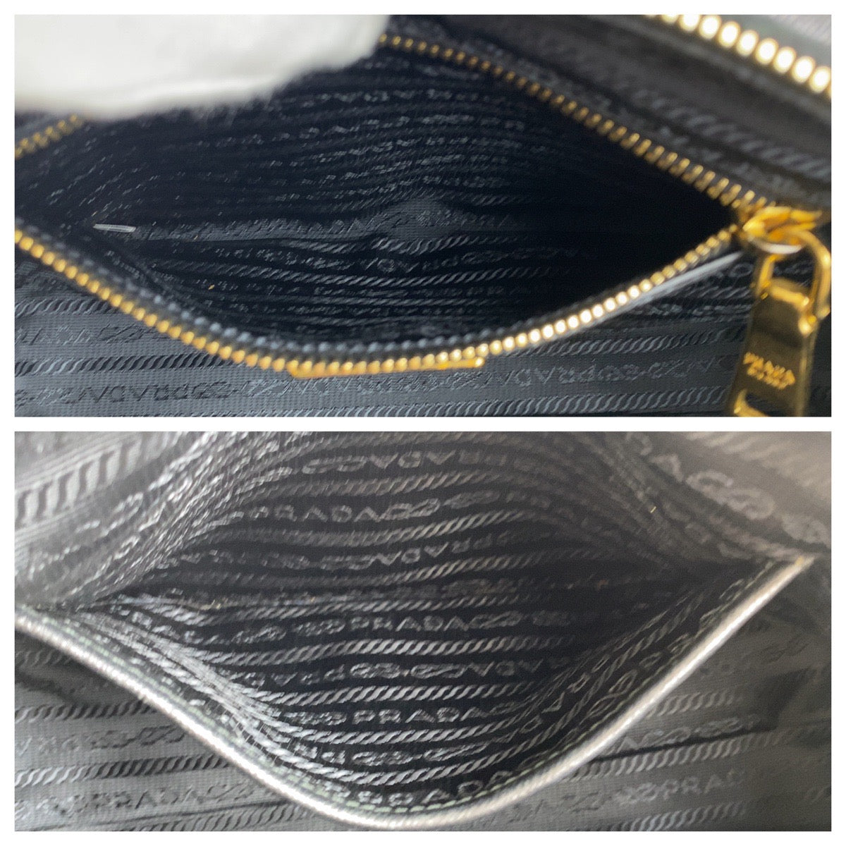 12837
PRADA プラダ ヴィンテージ テスート キルティング ブラック 黒 ゴールド金具 ナイロン ショルダーバッグ チェーンショルダーバッグ レディース