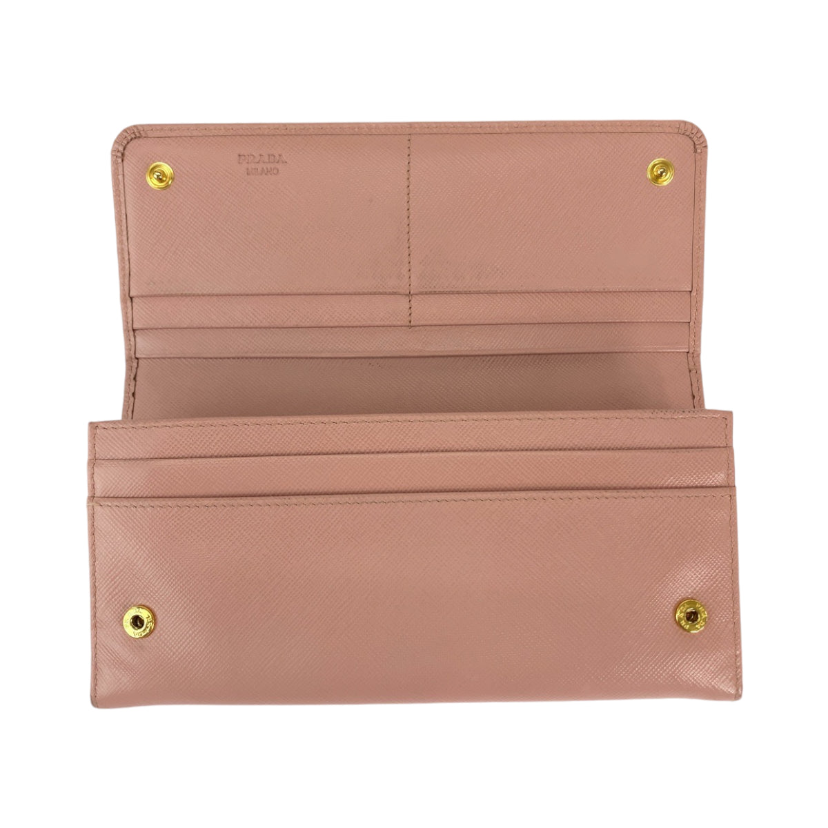 111908
PRADA プラダ サフィアーノ リボン ピンク ゴールド金具 レザー 長財布 ロングウォレット レディース