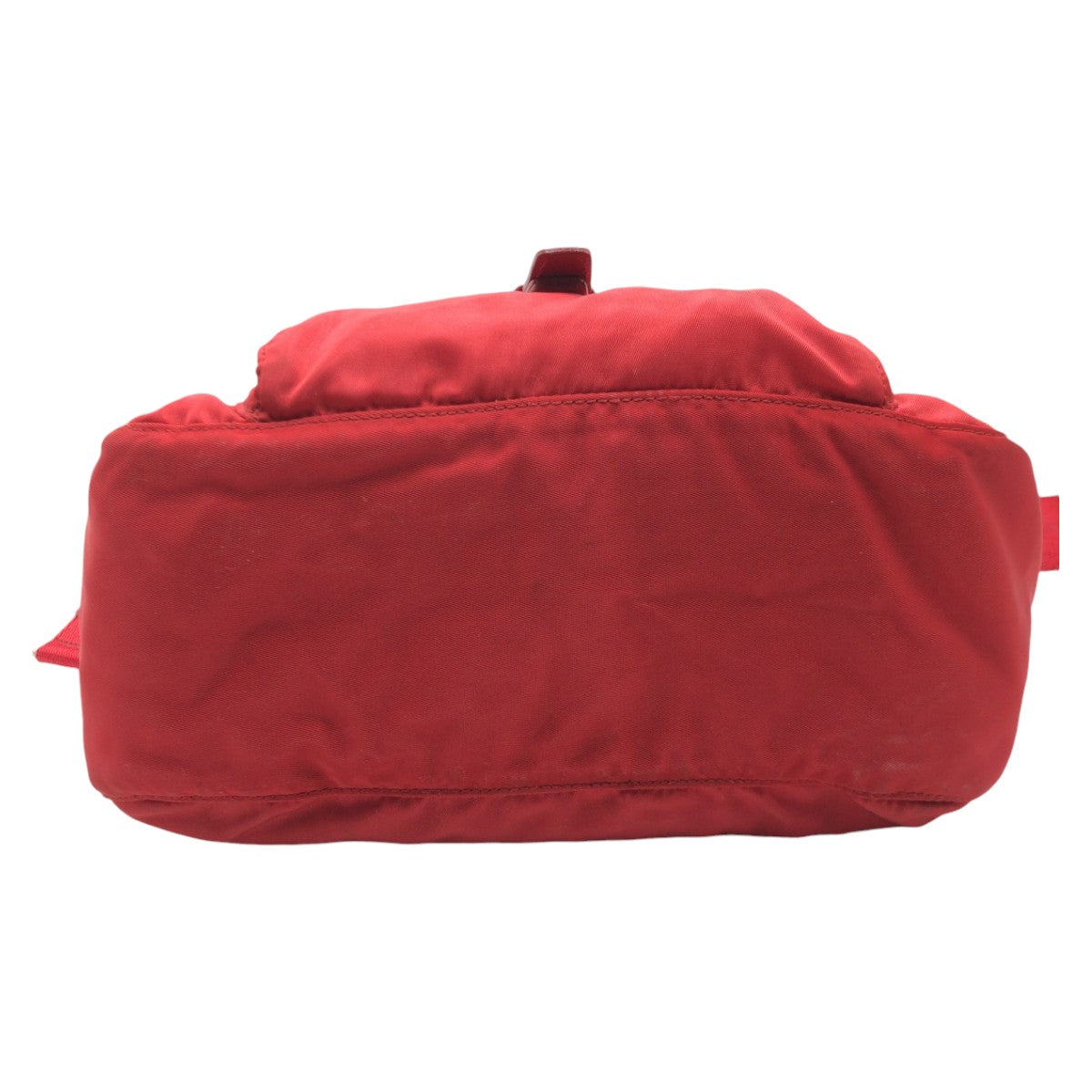 PRADA Prada Tessuto Triangle Logo Red Nylon Crossbody Shoulder Bag Pochette for Women