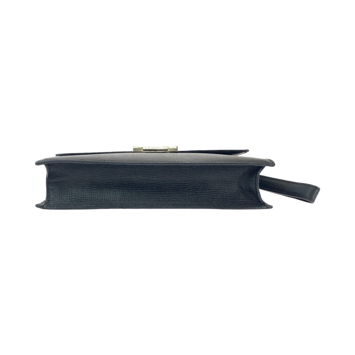11879
LOEWE ロエベ ブラック 黒 シルバー金具 レザー 350 30 101 セカンドバッグ クラッチバッグ メンズ