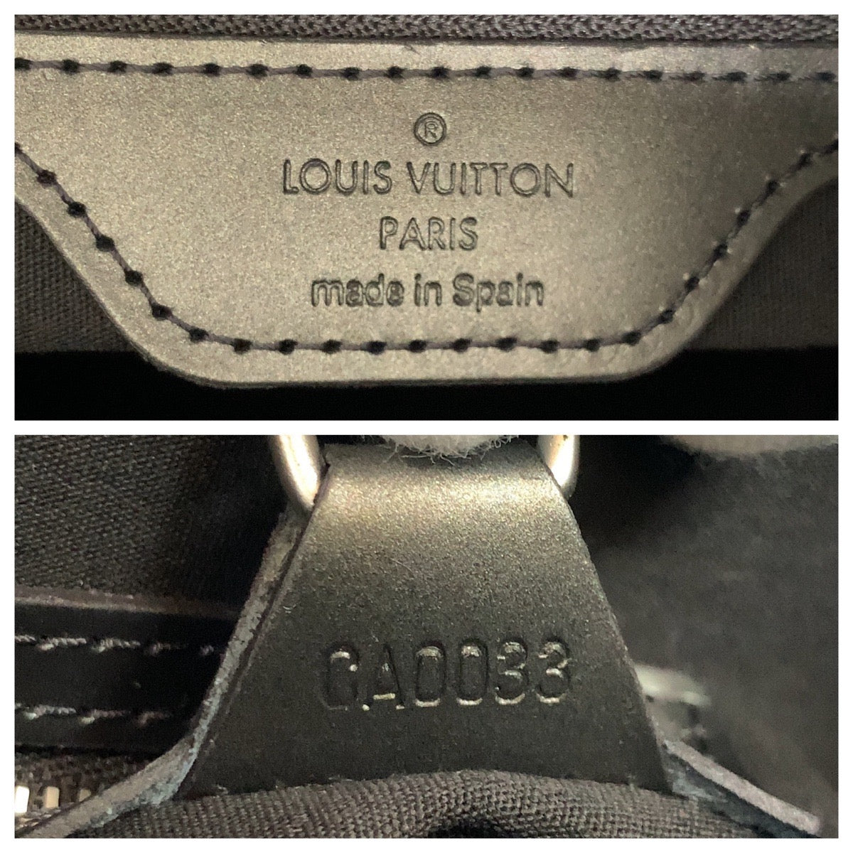 LOUIS VUITTON Louis Vuitton Monogram Matte Stockton Grey Silver Hardware Leather M55112 Tote Bag Shoulder Bag Women's