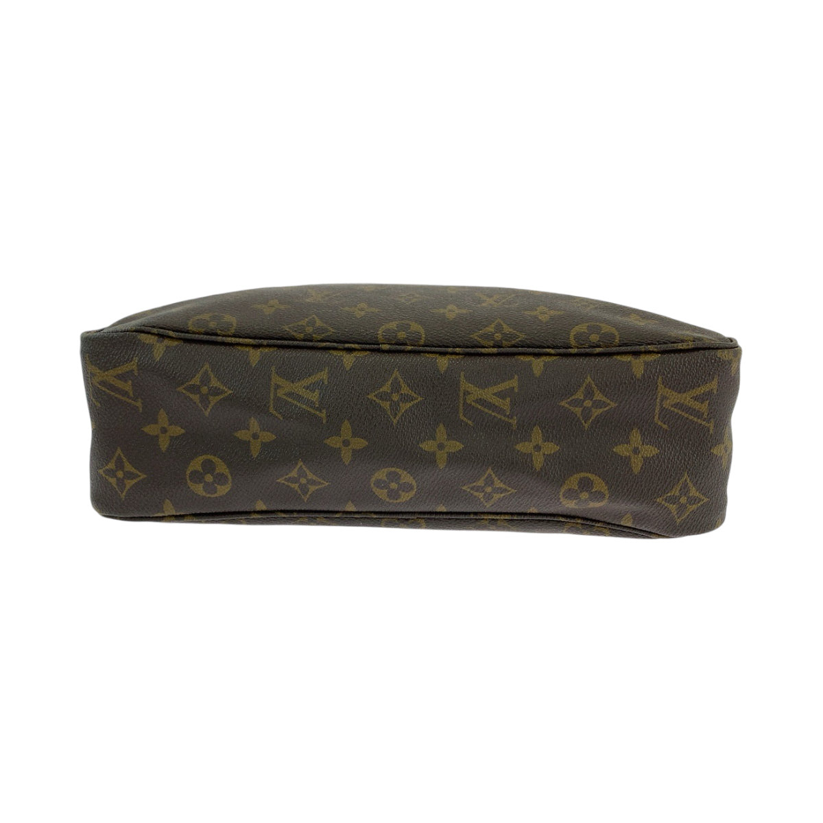 LOUIS VUITTON ルイヴィトン モノグラム トゥルース トワレット 28 ブラウン シルバー金具 PVC M47522 ポーチ 化粧ポーチ クラッチバッグ レディース