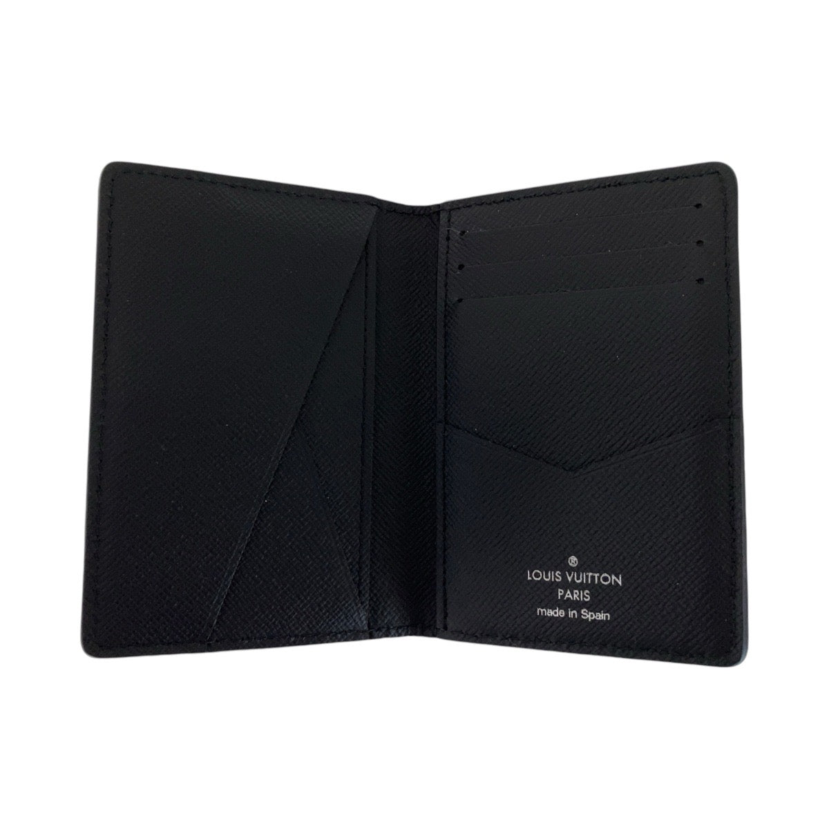 LOUIS VUITTON ルイヴィトン エピ オーガナイザー ドゥポッシュ ノワール ブラック レザー M60642 カードケース パスケース メンズ