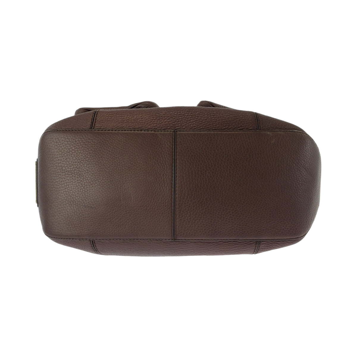 13162
COLE HAAN コールハーン ブラウン ゴールド金具 レザー ショルダーバッグ ハンドバッグ 2way レディース