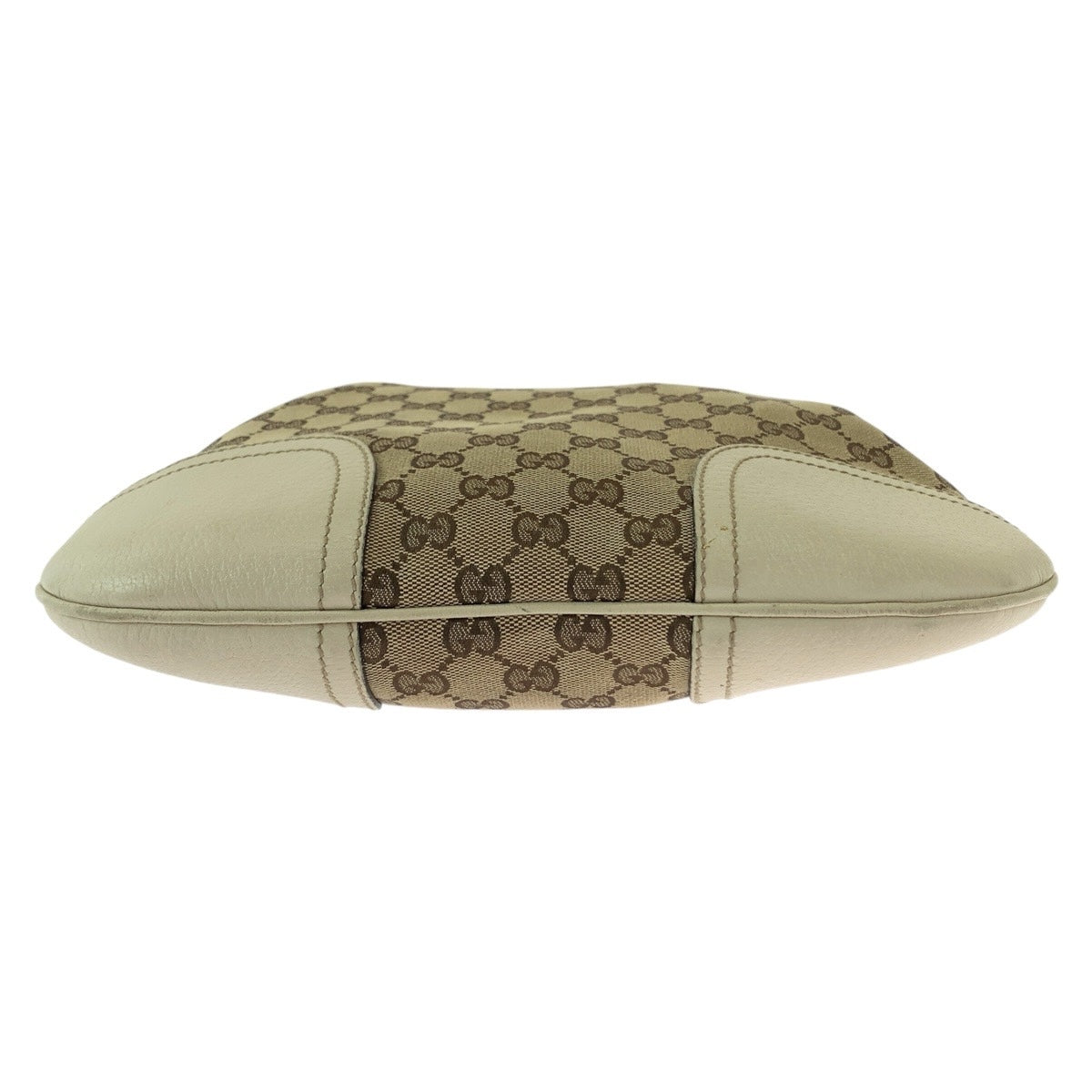 13269
GUCCI グッチ シェリーライン プリンシー ベージュ ホワイト ゴールド金具 GGキャンバス / レザー 204939 ショルダーバッグ ポシェット レディース