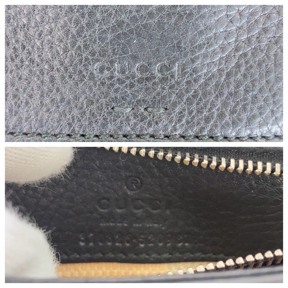 GUCCI グッチ バンブー タッセル デイリー ブラック 黒 レザー 370826 斜め掛け ショルダーバッグ メッセンジャーバッグ レディース