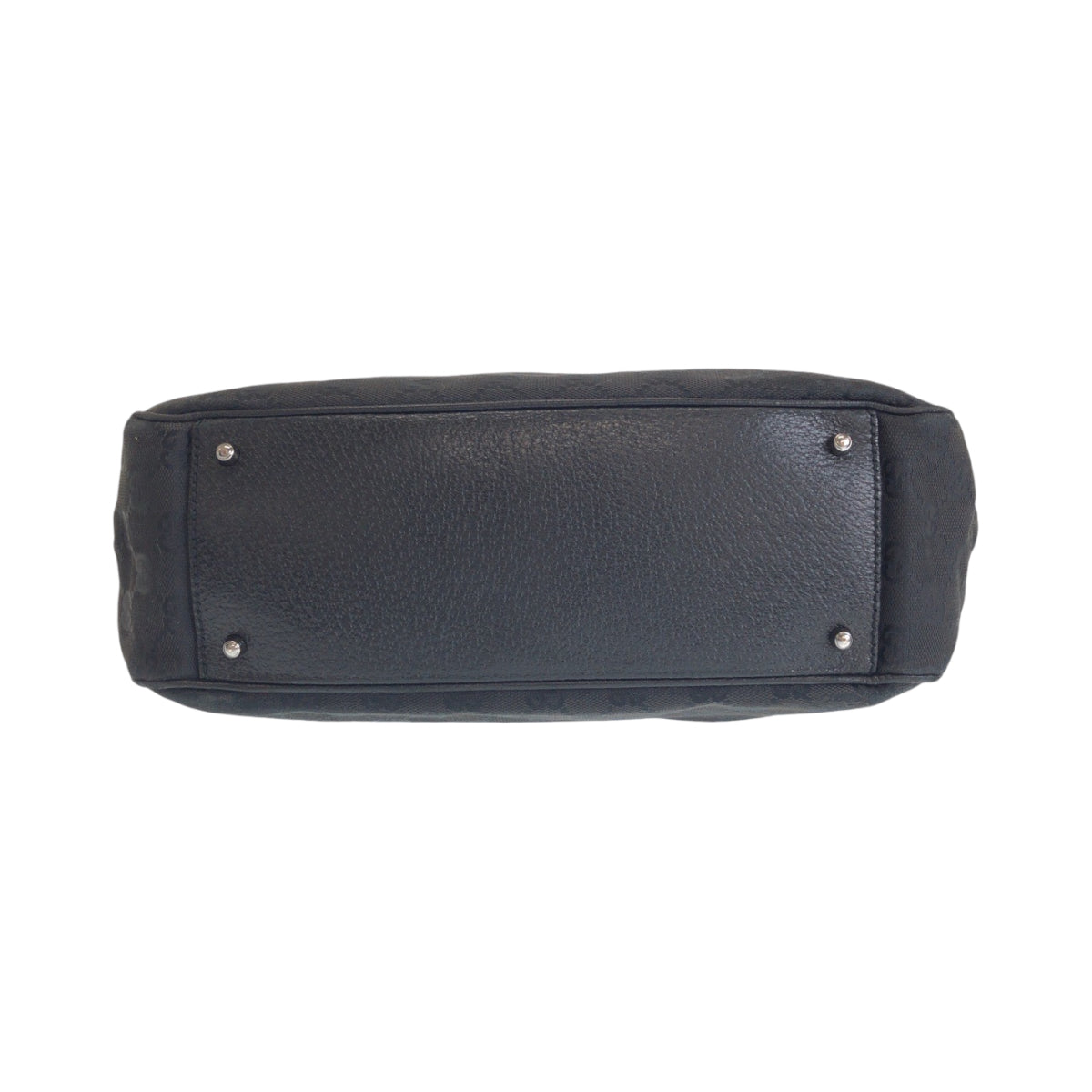 13298
GUCCI グッチ ブラック 黒 シルバー金具 GGキャンバス 113011 トートバッグ ショルダーバッグ レディース