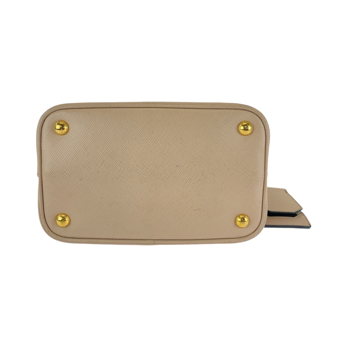 13394
PRADA プラダ サフィアーノ パニエ ピンクベージュ ゴールド金具 レザー 1BA212 ハンドバッグ レディース AB55