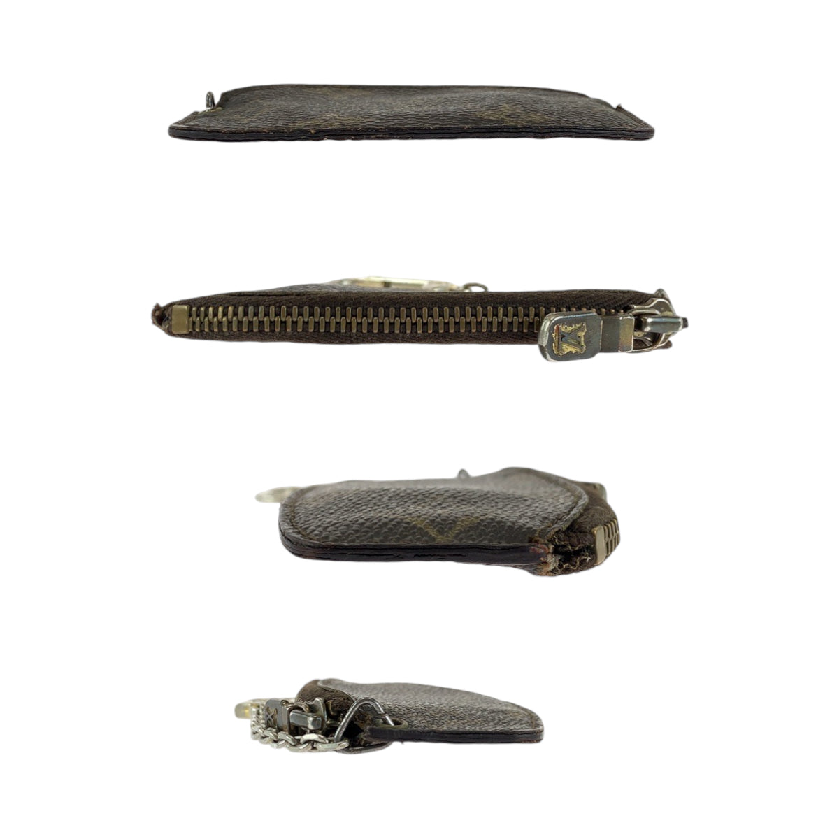 13483
LOUIS VUITTON ルイヴィトン モノグラム エテュイ クレピア ブラウン ゴールド金具 PVC M62690 コインケース 小銭入れ レディース