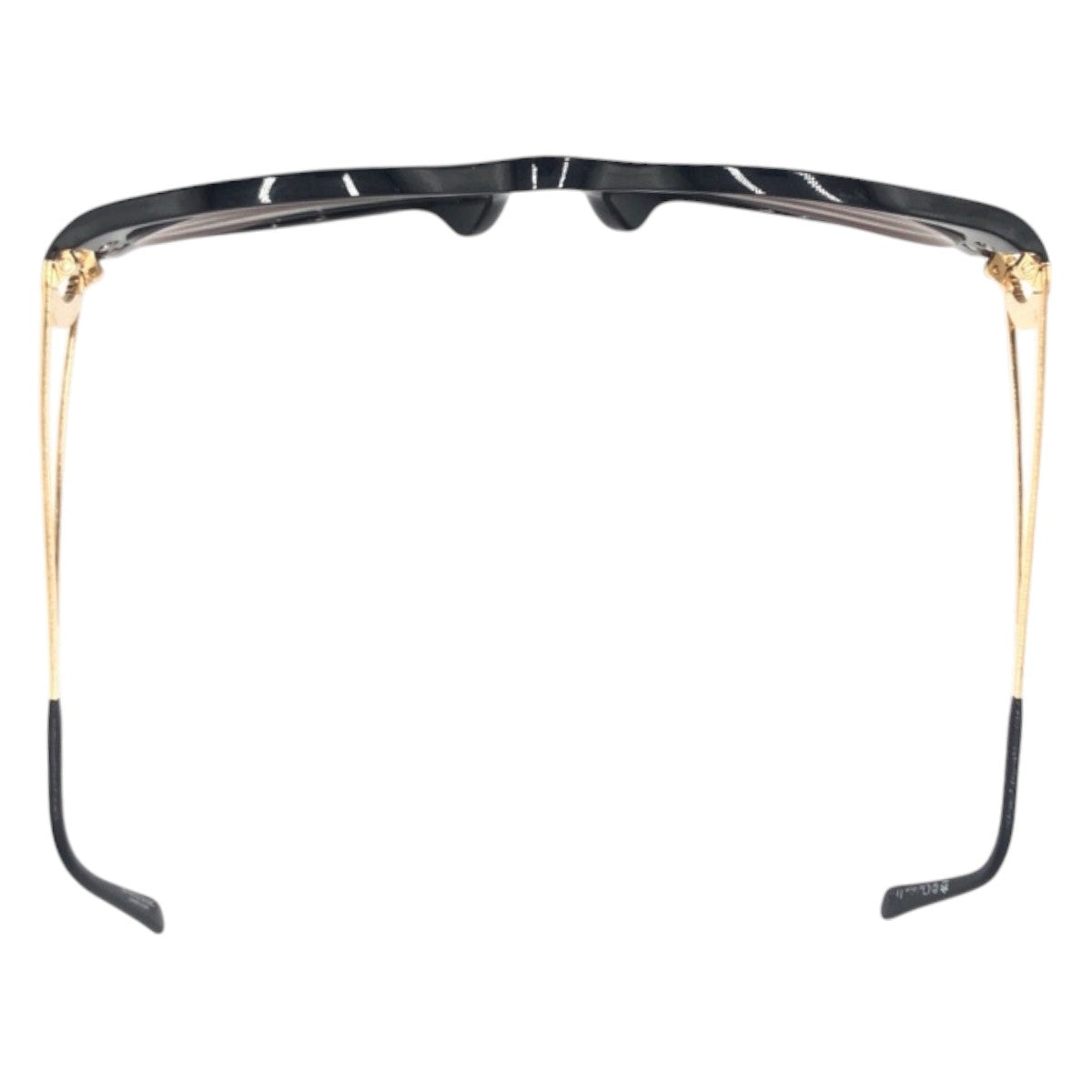 13489
Dior ディオール ヴィンテージ ブラック ゴールド プラスチック / メタル 2661A サングラス バタフライ レディース