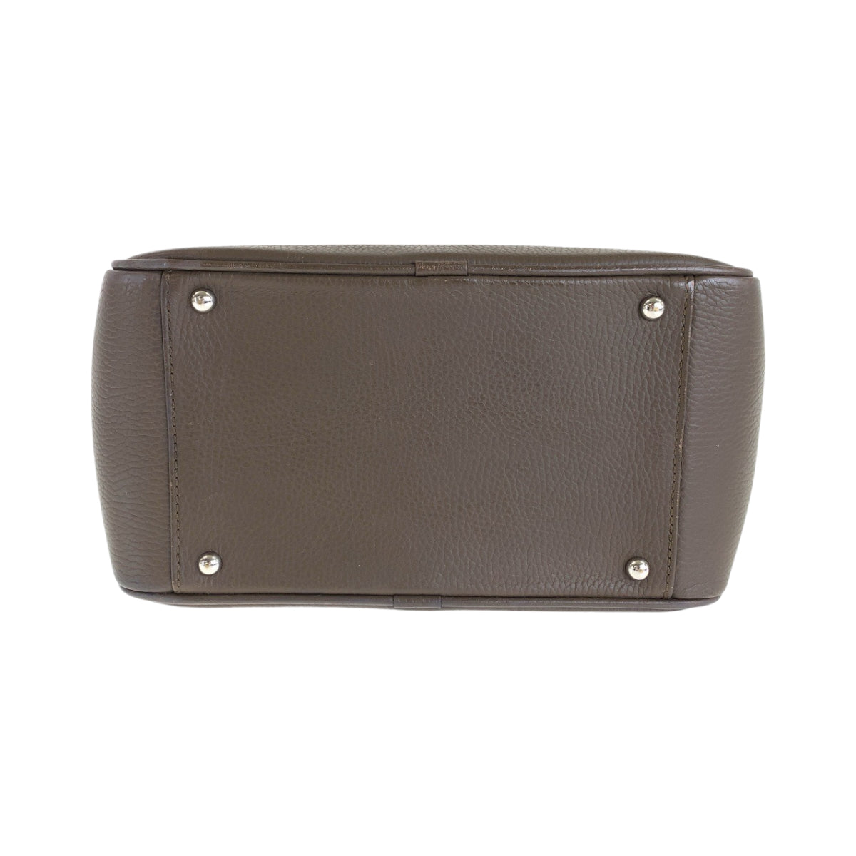 13509
BURBERRY バーバリー 中チェック柄 ブラウン シルバー金具 レザー トートバッグ ハンドバッグ レディース AB13