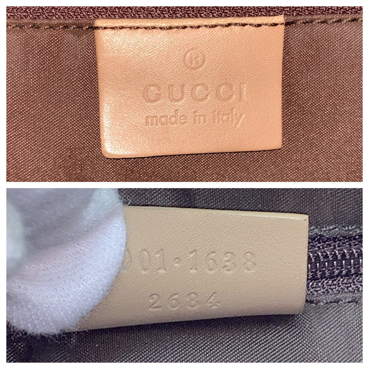 13549
GUCCI グッチ バンブー ベージュ ガンメタ金具 レザー / バンブー 001 1638 ハンドバッグ レディース