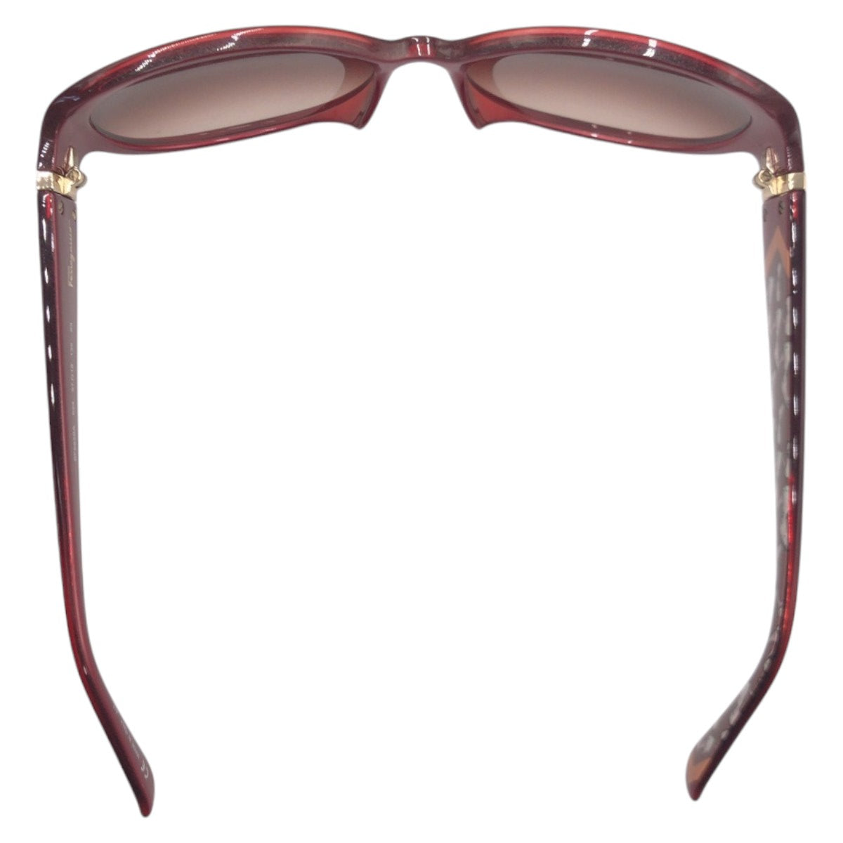 Salvatore Ferragamo サルヴァトーレフェラガモ ワインレッド プラスチック SF683 SA 624 57◻︎16 135 #3 サングラス バタフライ レディース