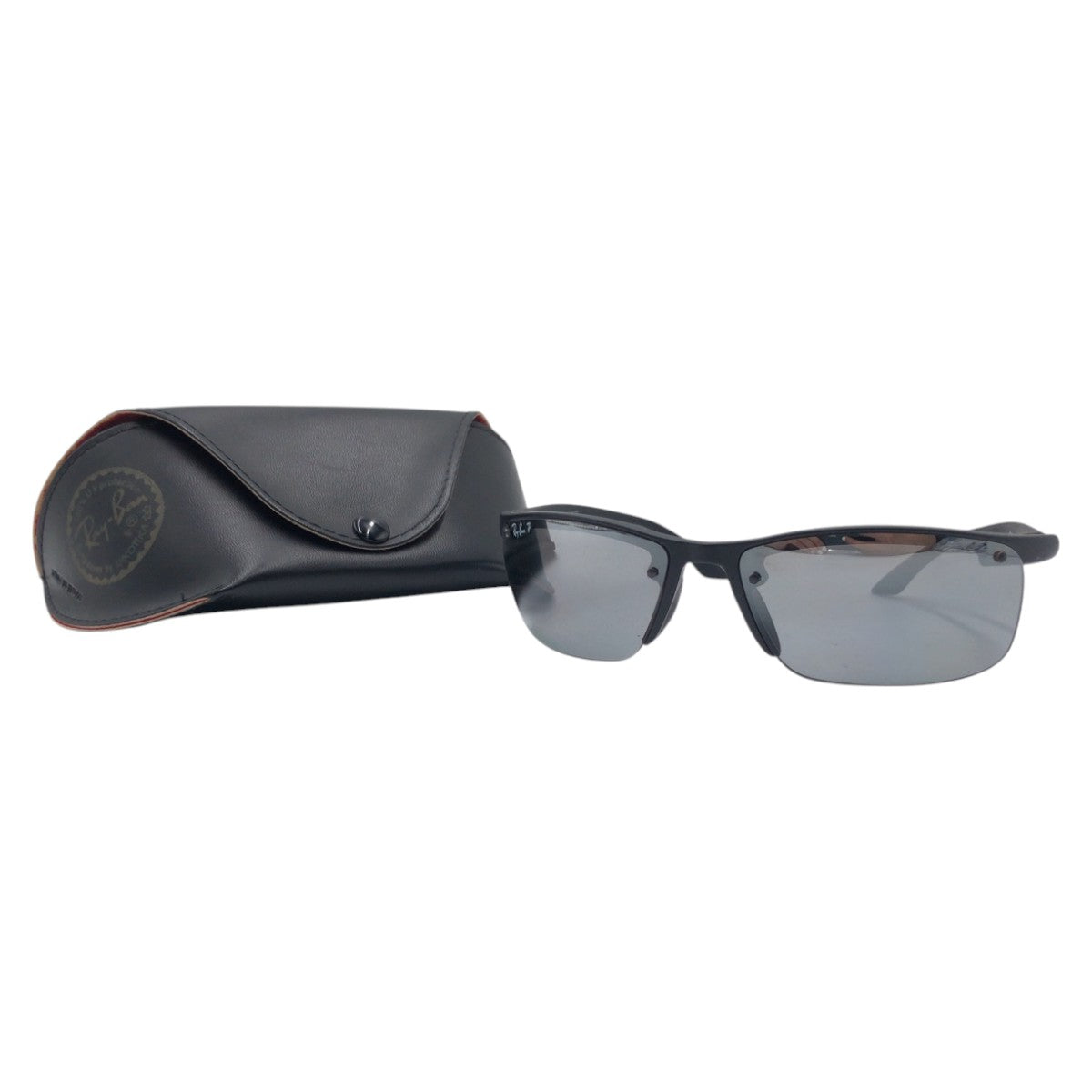 13577
Ray-Ban レイバン ブラック 黒 プラスチック RB4056 601-S 182 53□15 偏光レンズ スクエア メンズ