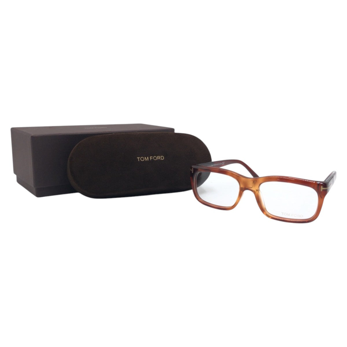 13578
TOM FORD トムフォード ブラウン プラスチック TF4284 056 54□17 145 メガネ サングラス フレーム メンズ