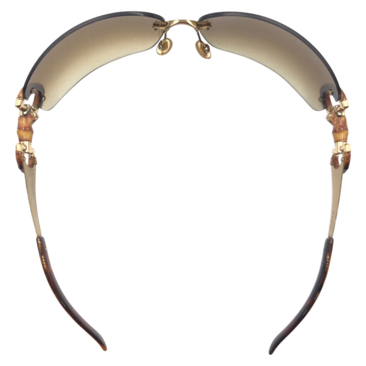 13580
GUCCI グッチ バンブー ホースビット ブラウンゴールド プラスチック / メタル GG 2801/S OUNIS 68□13 115 サングラス スクエア レディース