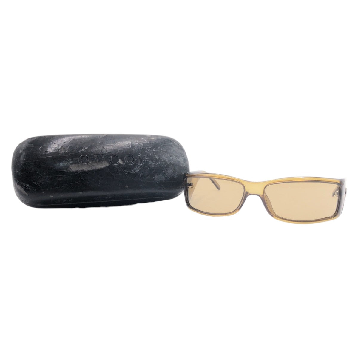 GUCCI グッチ GGロゴ ブラウン プラスチック 120 GG 14 93 1S K02 58□15 サングラス スクエア レディース