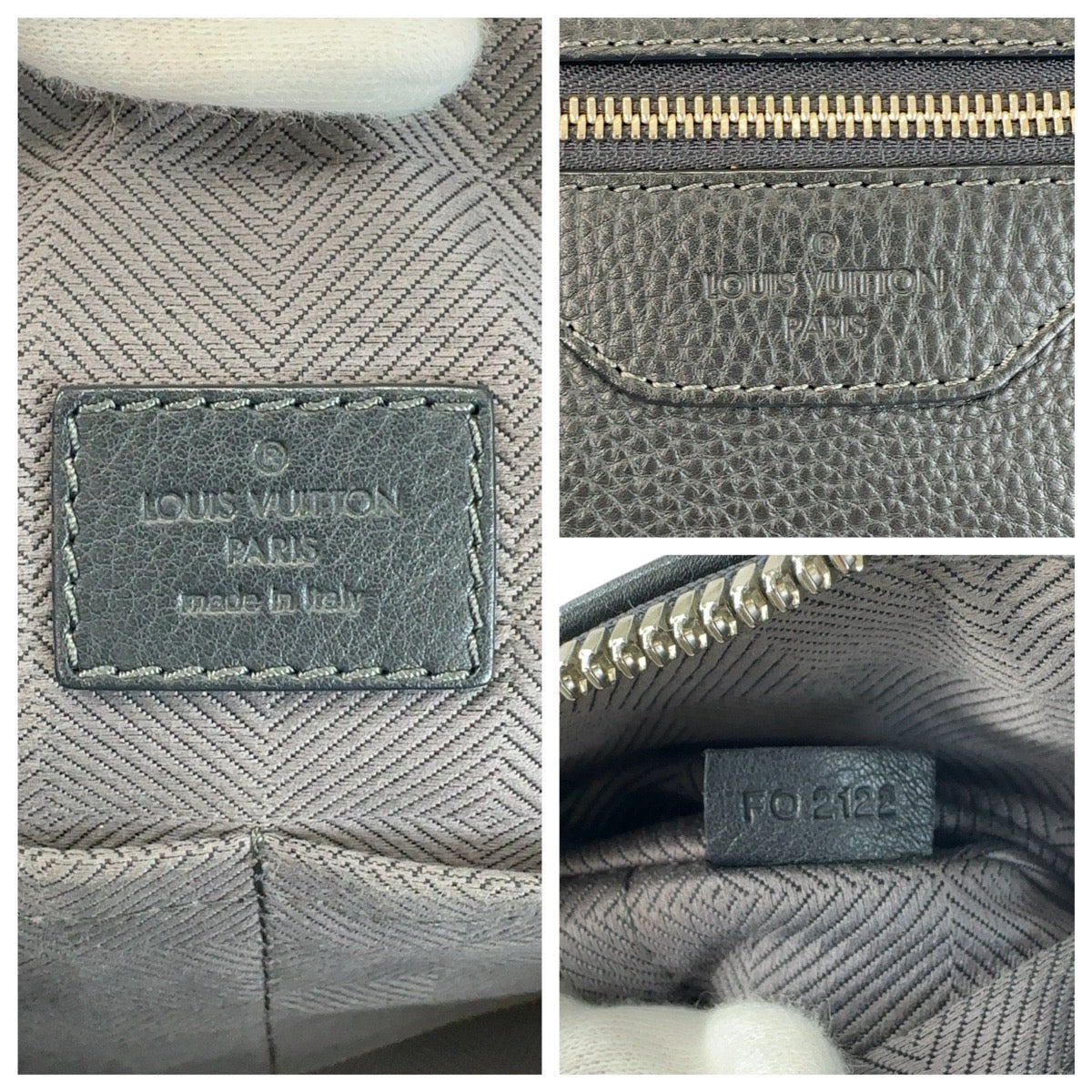 13657
LOUIS VUITTON ルイヴィトン ナクソス アリス ブルーマリーン ブラック 黒 シルバー金具 レザー M94206 斜め掛け ショルダーバッグ メッセンジャーバッグ メンズ