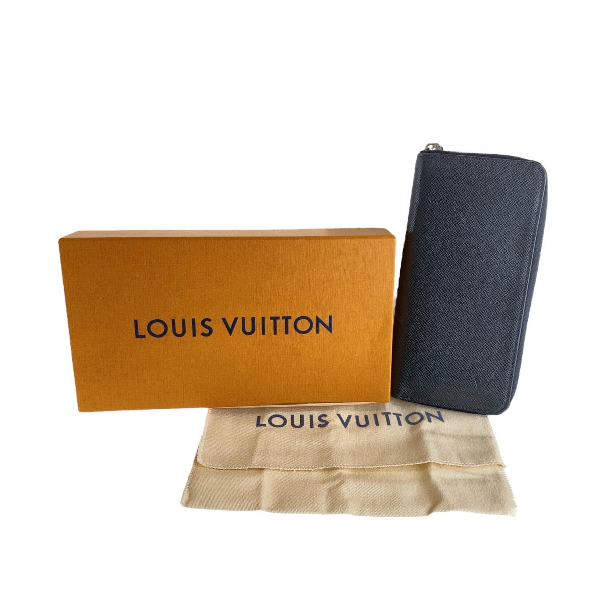 LOUIS VUITTON ルイヴィトン タイガ ジッピーウォレット ヴェルティカル ノワール ブラック 黒 シルバー金具 レザー M30503 長財布 ロングウォレット メンズ