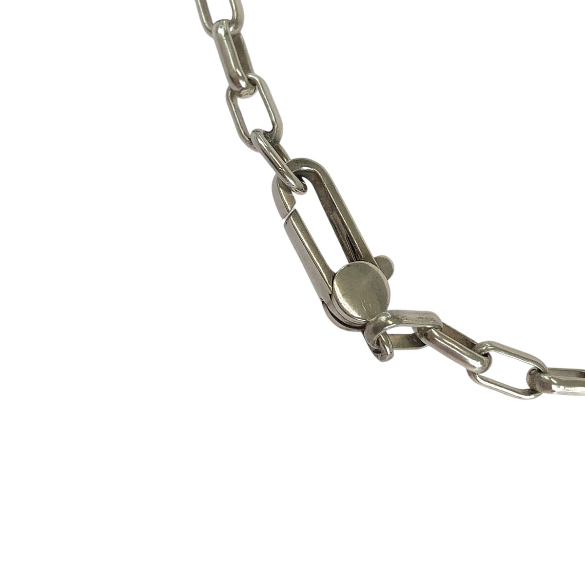 13773
GUCCI グッチ インターロッキング シルバー SV925 シルバー ネックレス ペンダント メンズ