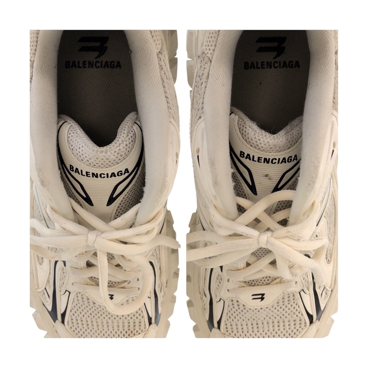 13808
BALENCIAGA バレンシアガ バウンサー Defender ディフェンダー ホワイト ブラック ラバー / ナイロン 685613 スニーカー ローカット メンズ