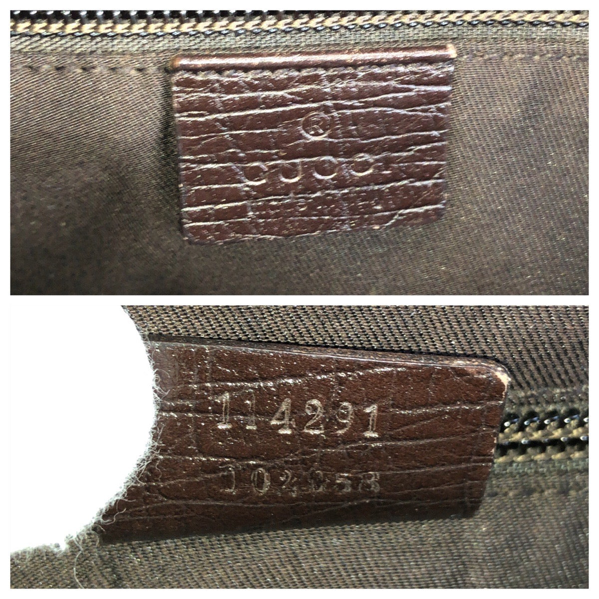 13820
GUCCI グッチ ブラウン シルバー金具 GGスプリームキャンバス / レザー 114291 斜め掛け ショルダーバッグ レディース