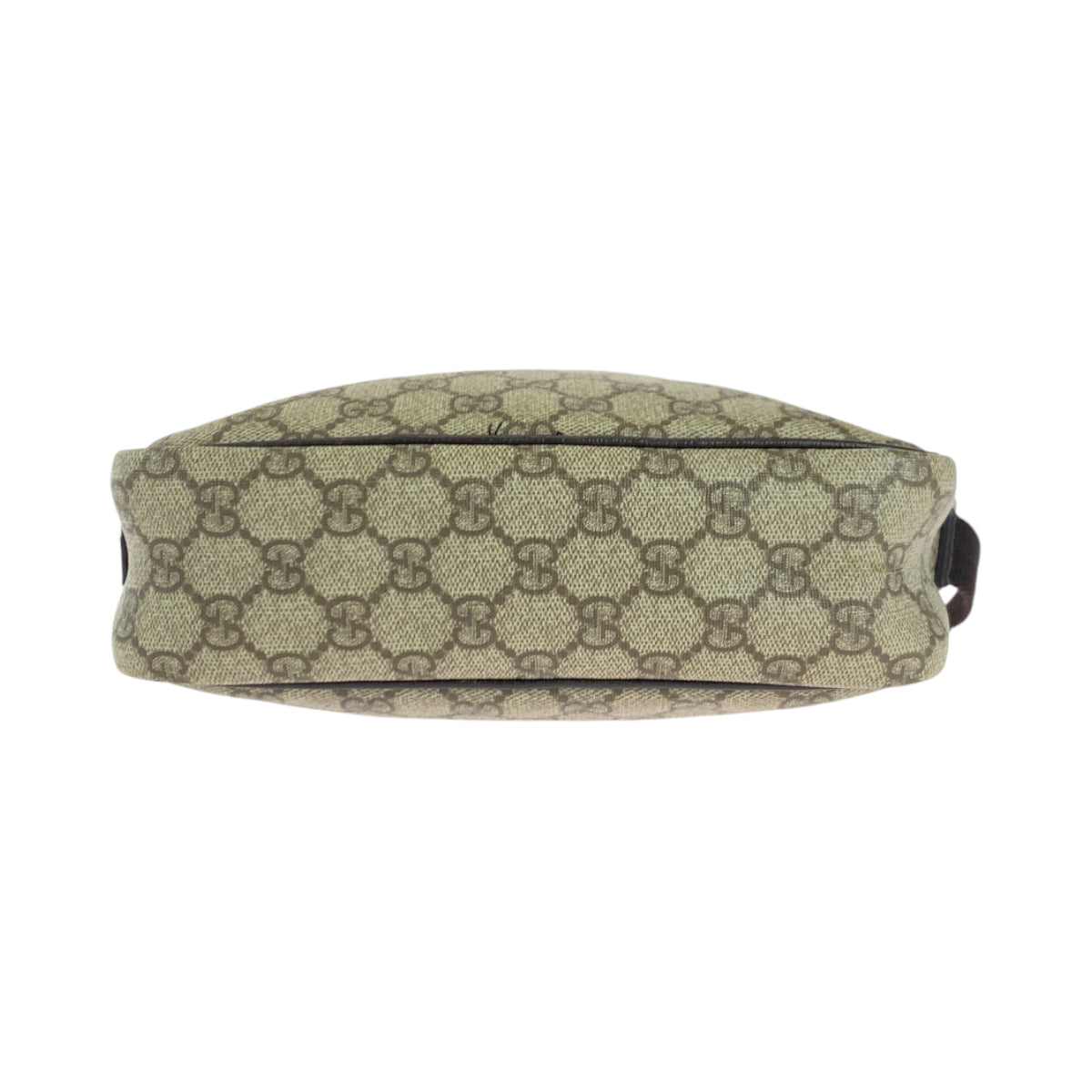 13823
GUCCI グッチ GGプラス ベージュ ブラウン シルバー金具 GGスプリームキャンバス ショルダーバッグ ポシェット レディース