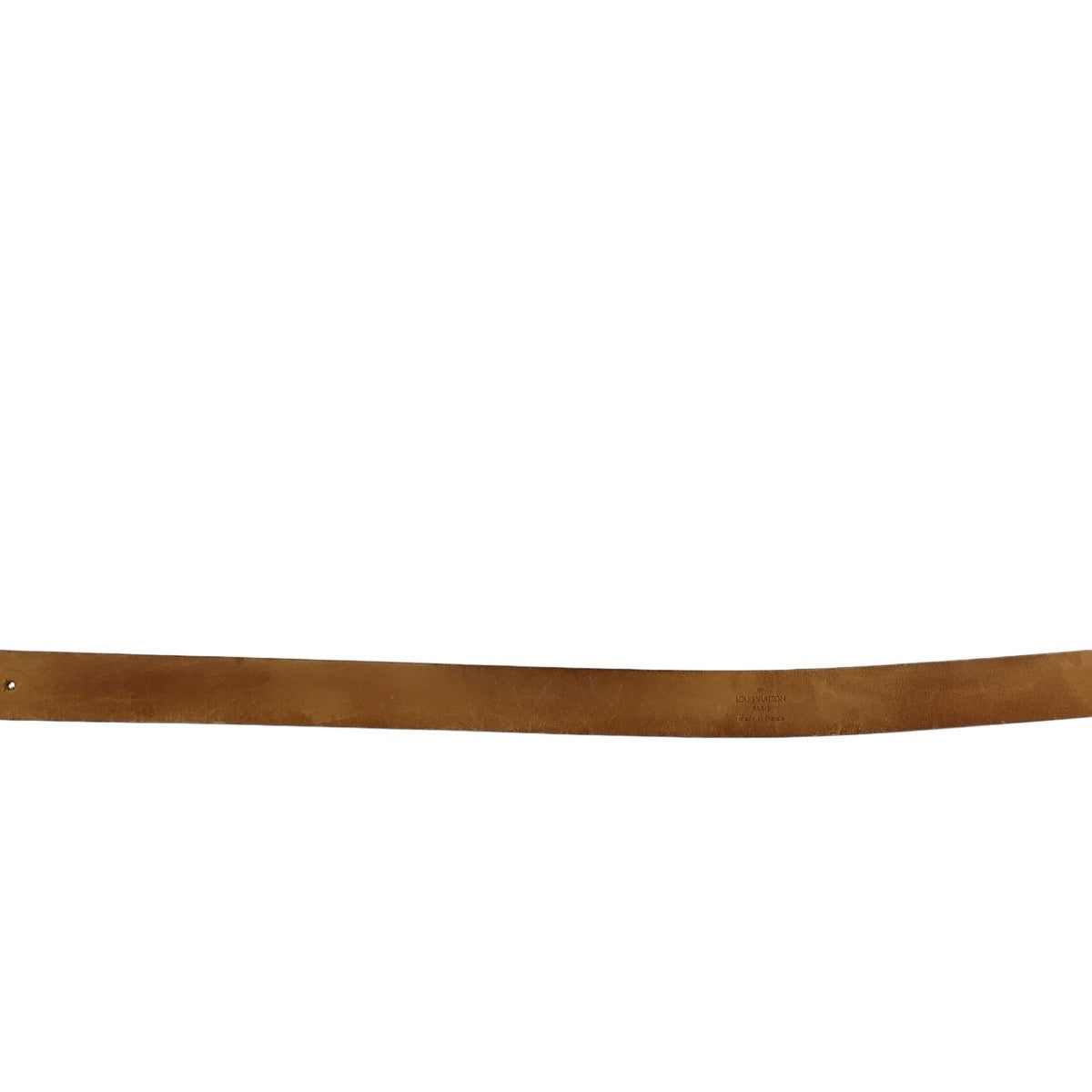 13824
LOUIS VUITTON ルイヴィトン ダミエ サンチュール キャレ 90cm/36インチ ブラウン シルバー金具 PVC / レザー M6803 ベルト メンズ